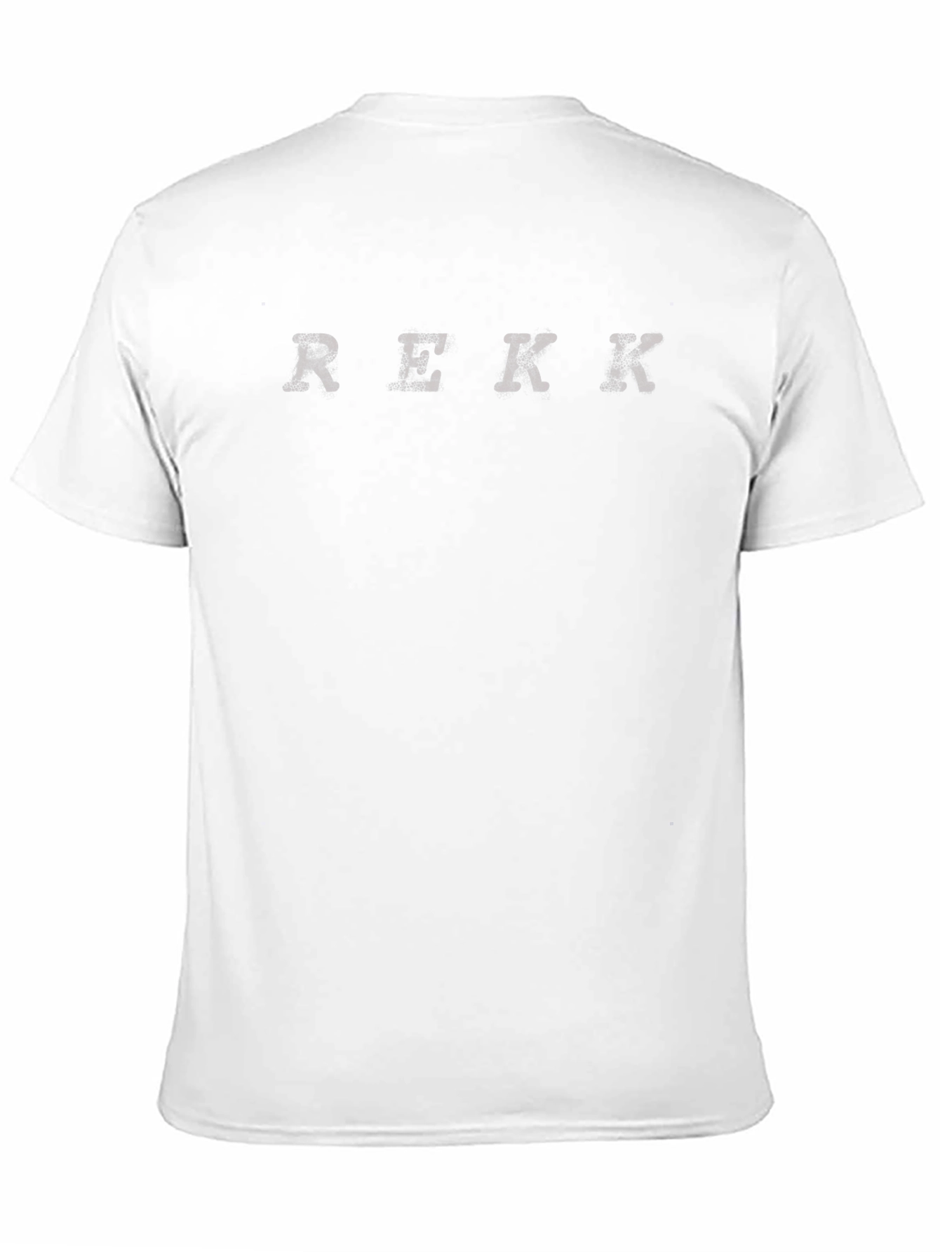 REKK Black Graphic Tee - Distressed Print