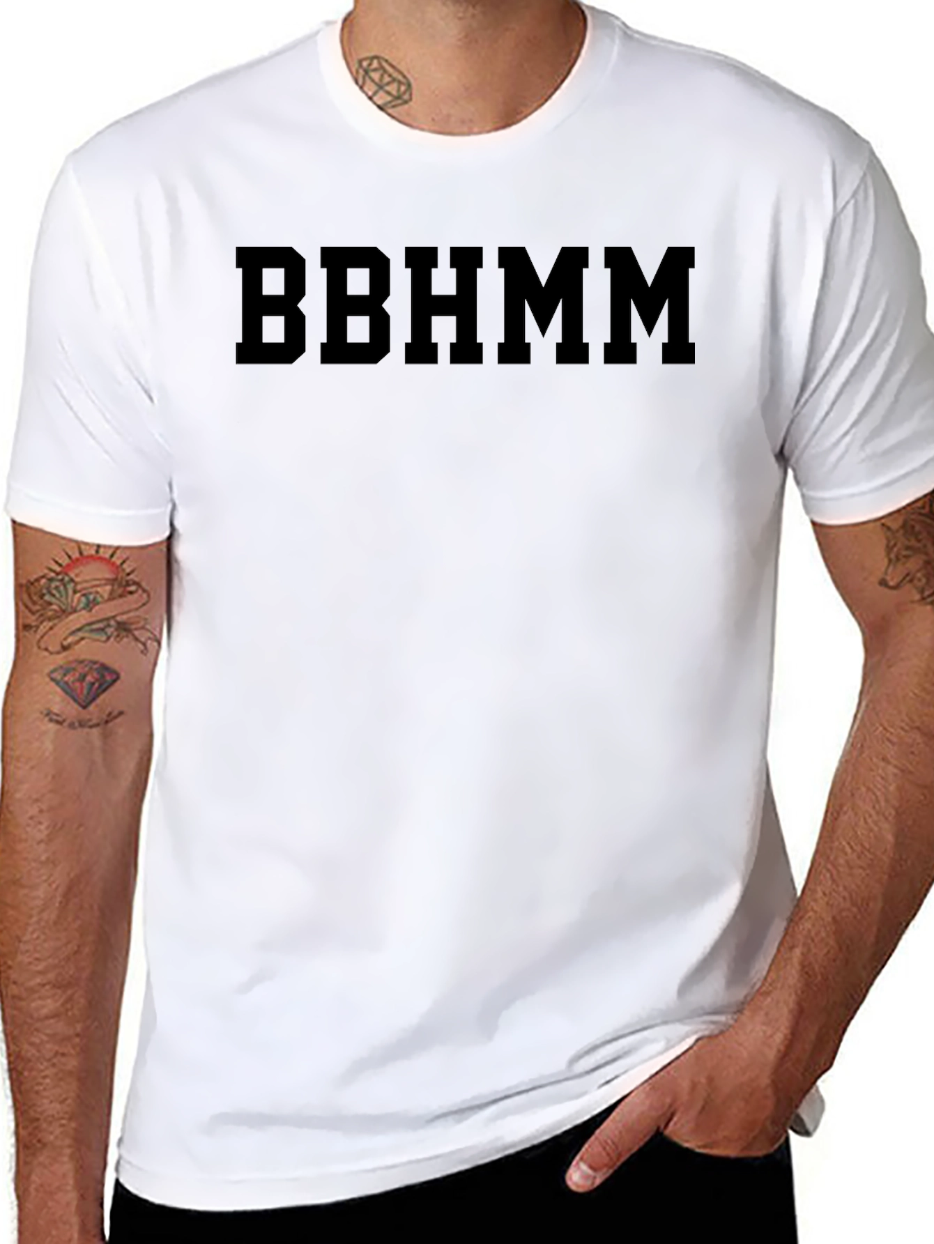 BBHMM Graphic Tee - Black Cotton T-Shirt