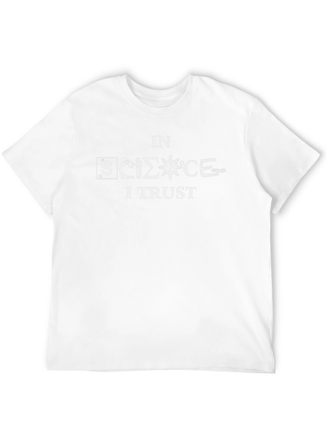 In Science I Trust Black Graphic T-Shirt