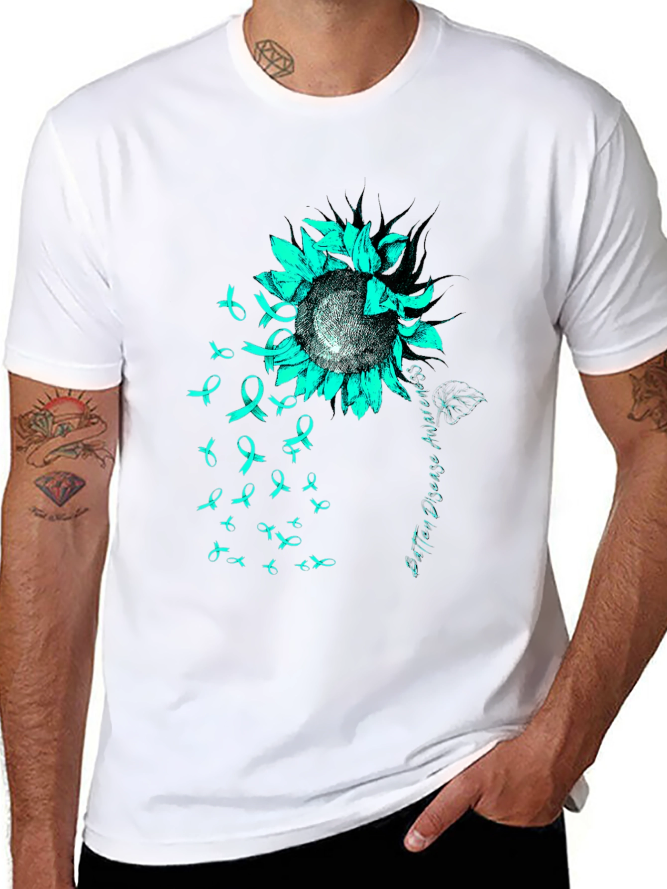 Batten Disease Awareness Sunflower T-Shirt