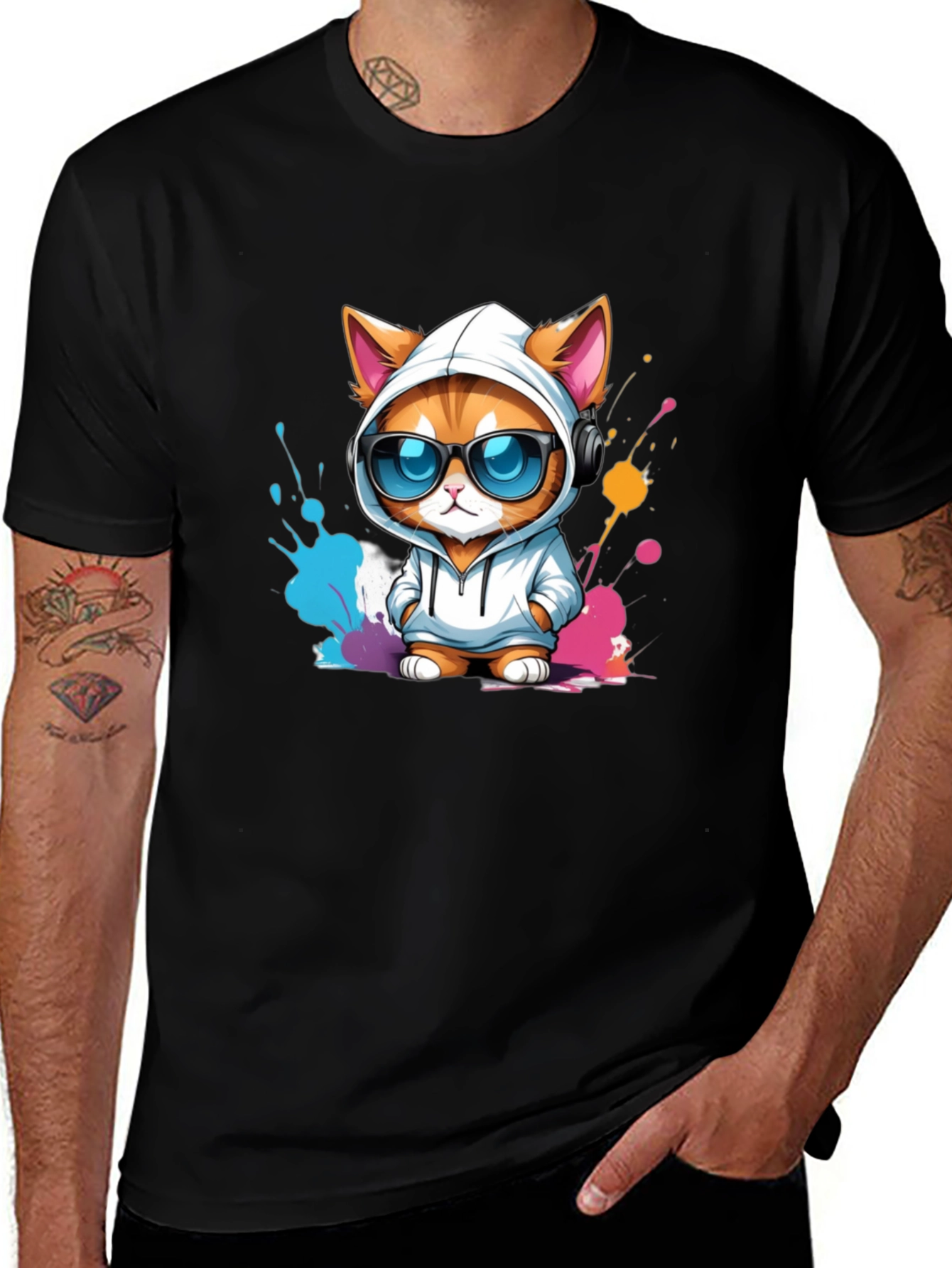 Cool Cat Hoodie T-Shirt