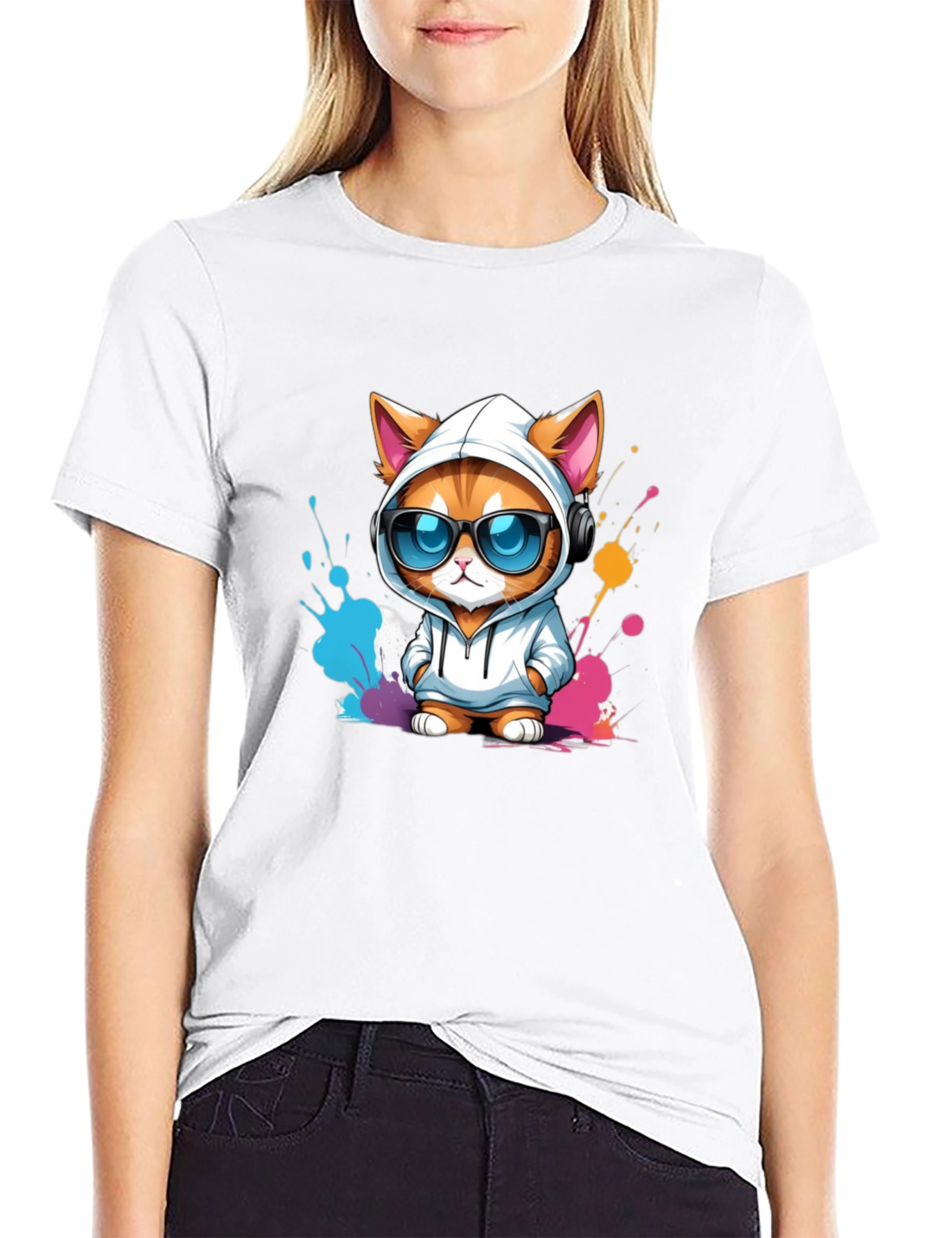 Cool Cat Hoodie T-Shirt