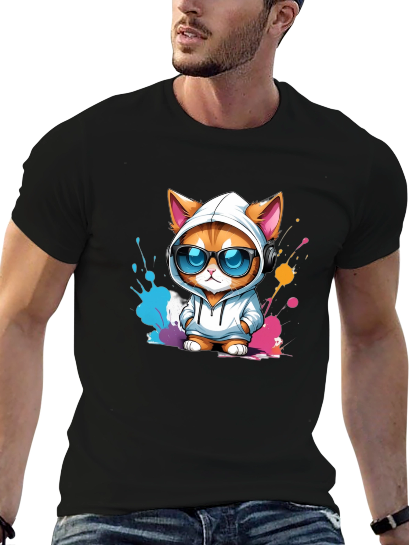 Cool Cat Hoodie T-Shirt