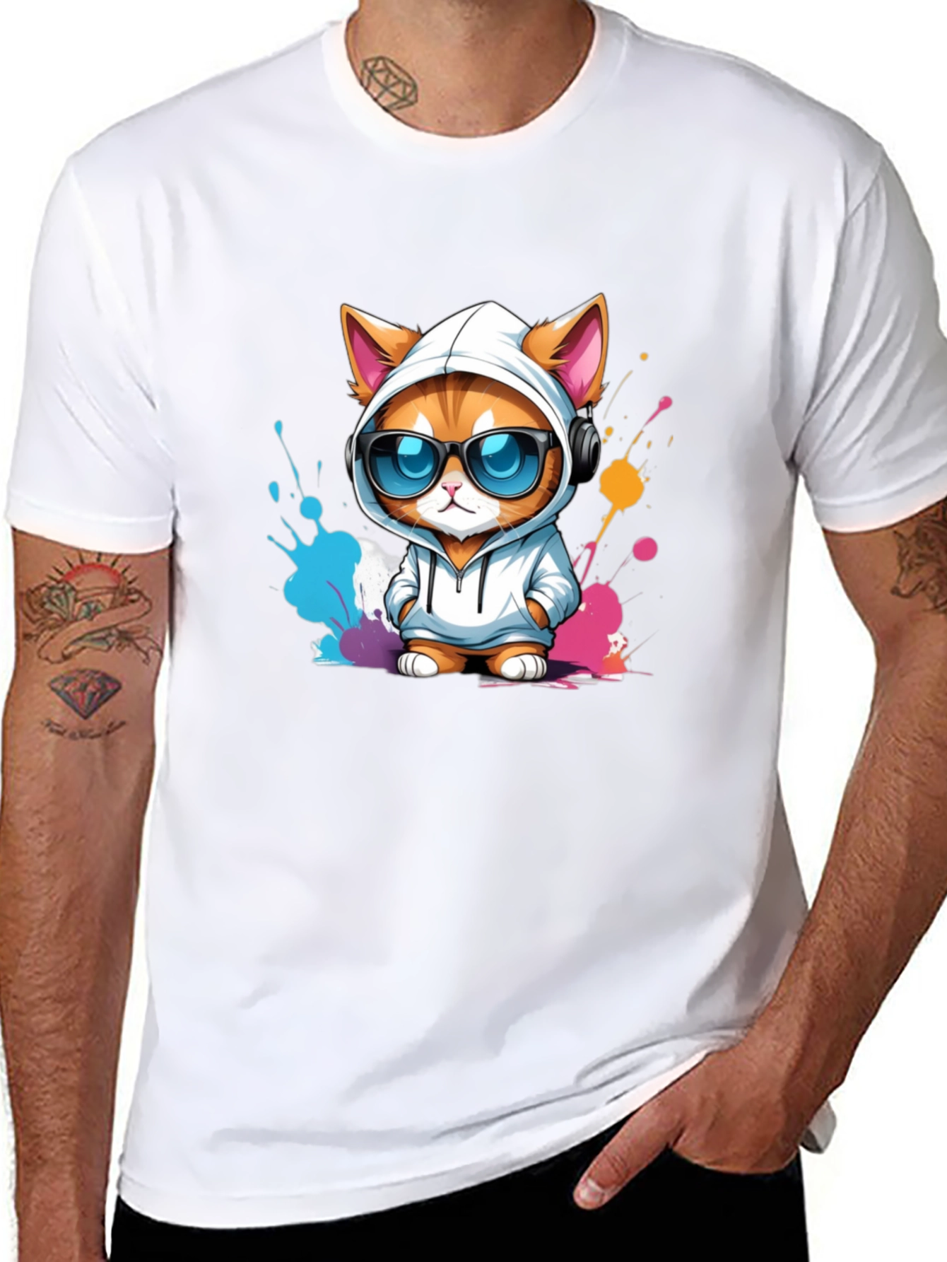 Cool Cat Hoodie T-Shirt