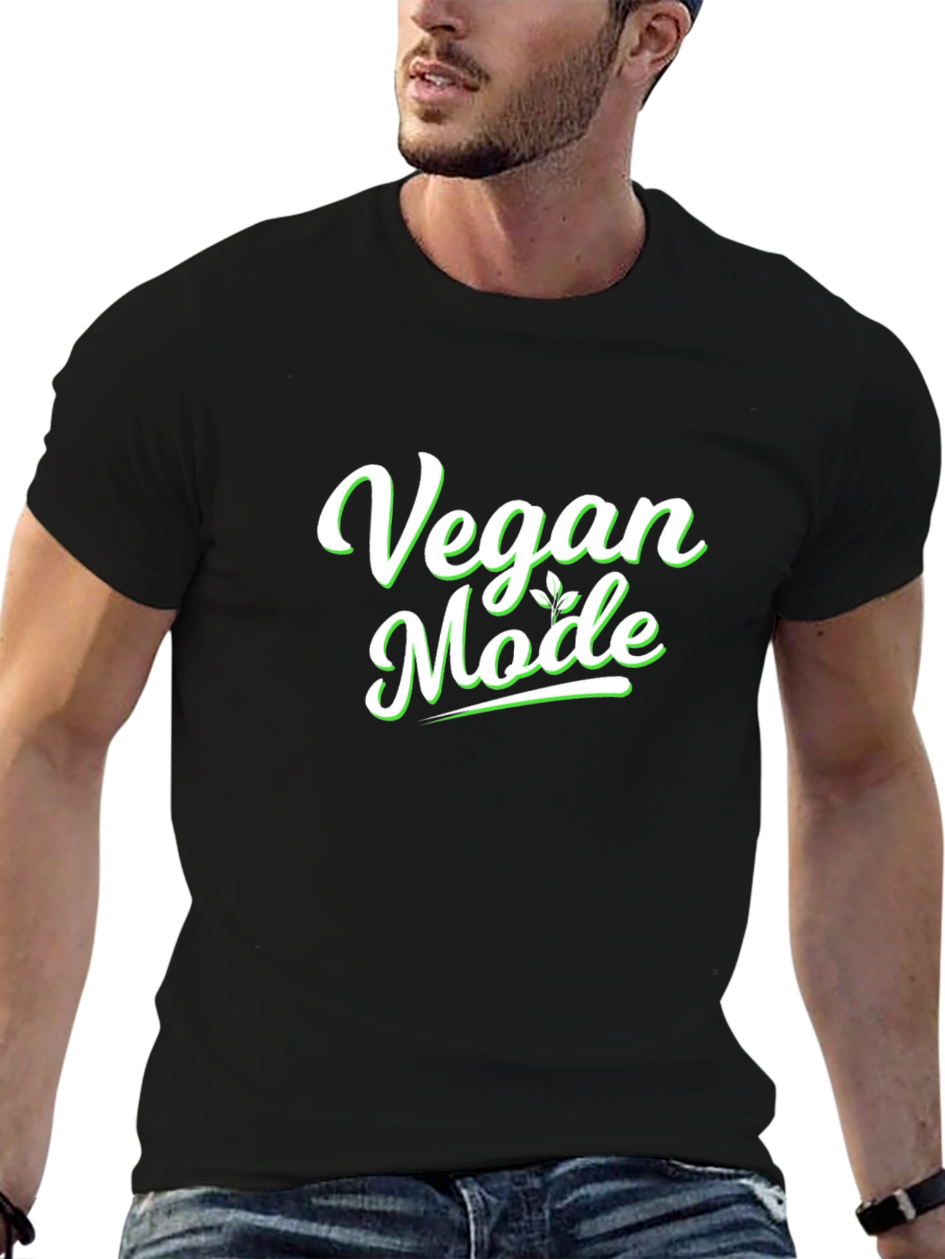 Vegan Mode T-Shirt - Stylish Vegetarian Lifestyle Tee