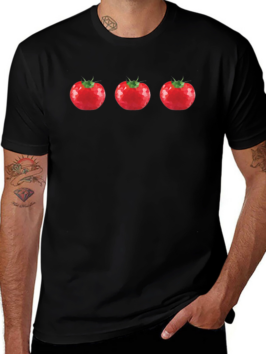 Tomato Trio Graphic Tee - Black