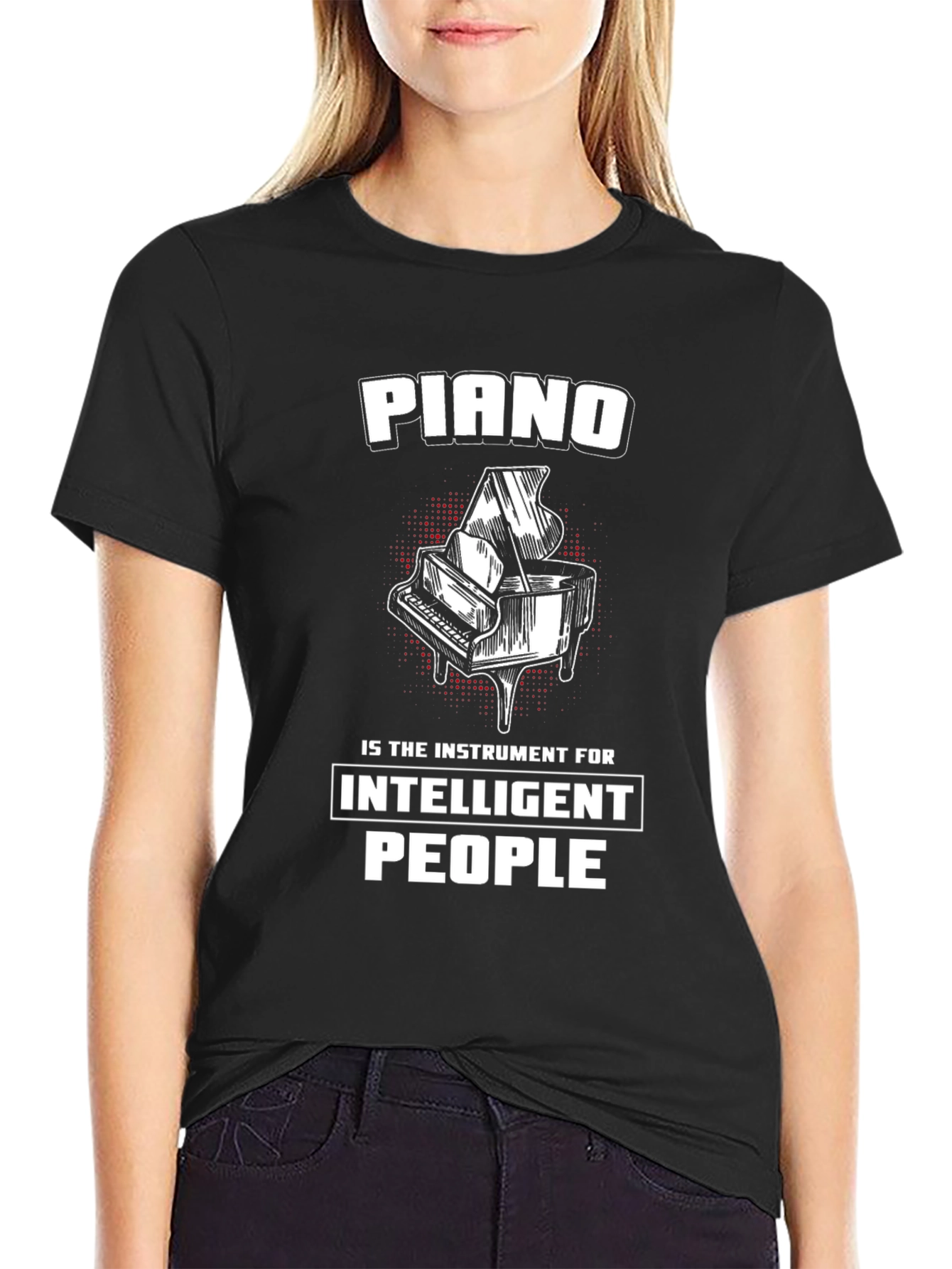 Piano Lovers T-Shirt - Intelligent People Design