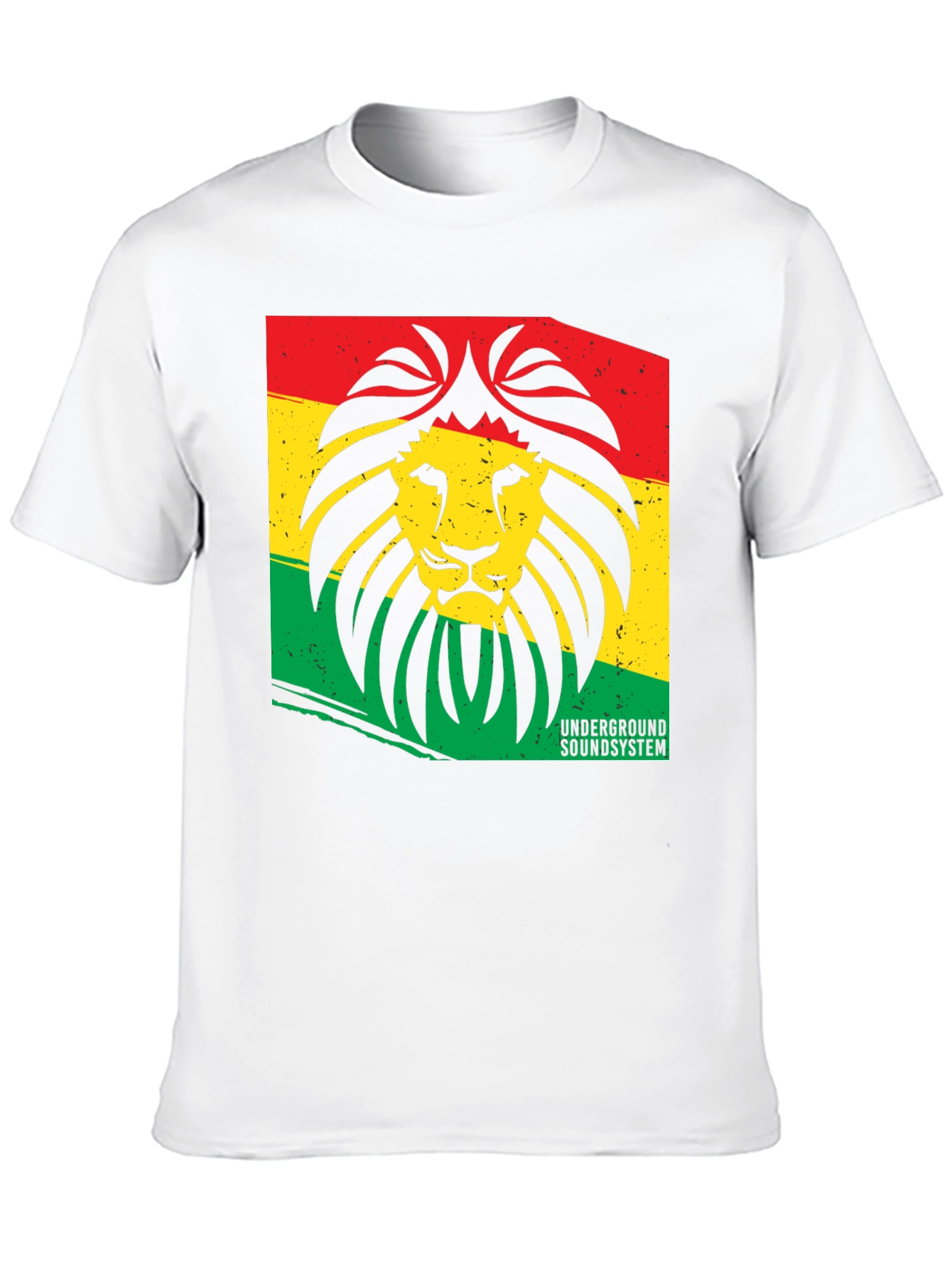 Rasta Lion Graphic T-Shirt - Underground Soundsystem Tee