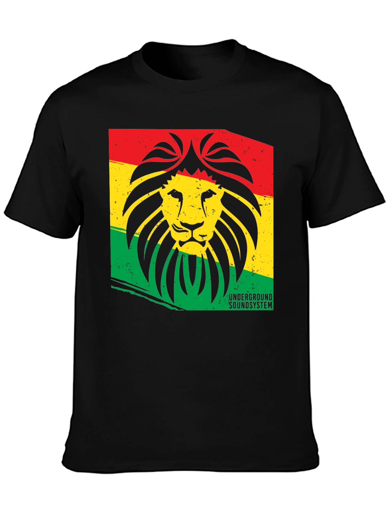 Rasta Lion Graphic T-Shirt - Underground Soundsystem Tee