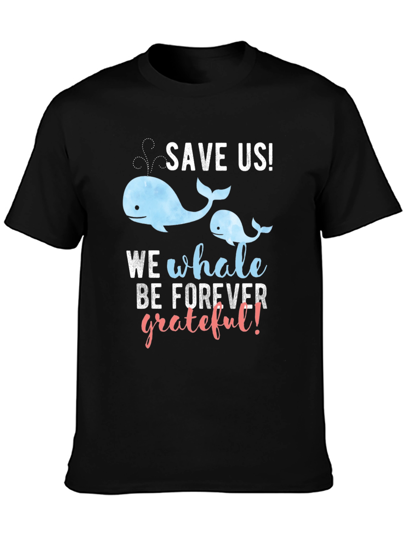 Save The Whales Graphic T-Shirt