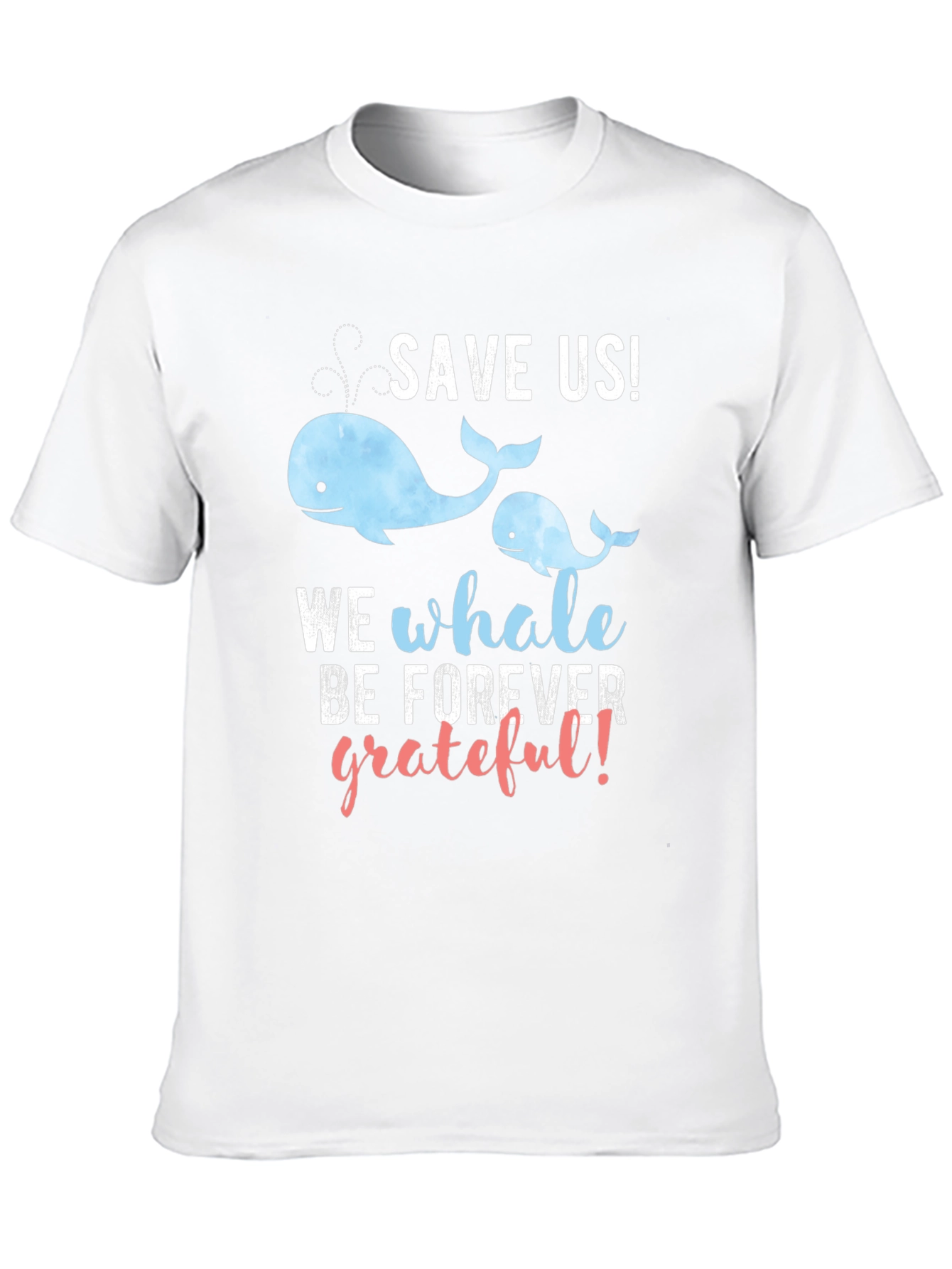 Save The Whales Graphic T-Shirt