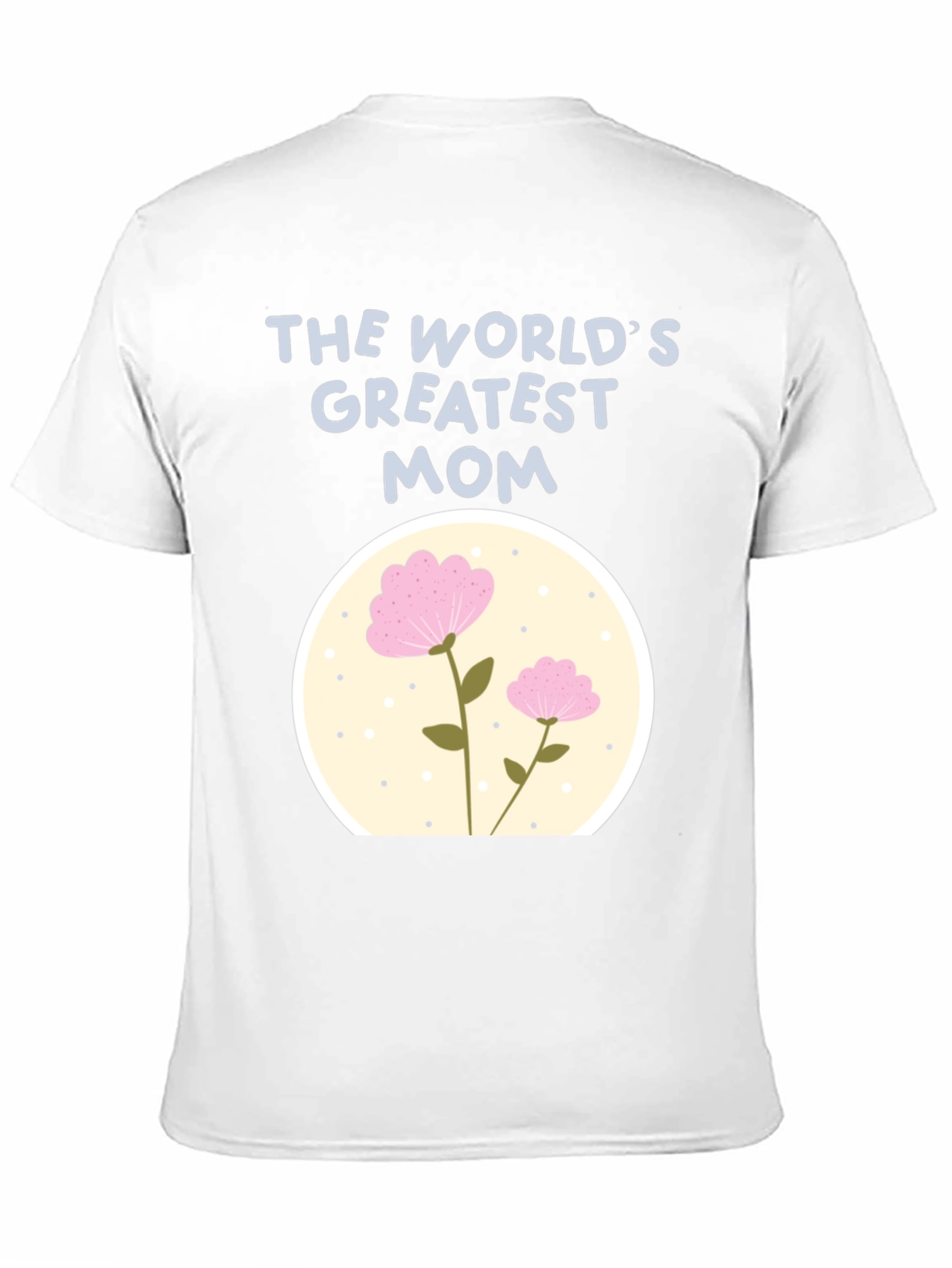 Worlds Greatest Mom Floral Graphic Tee