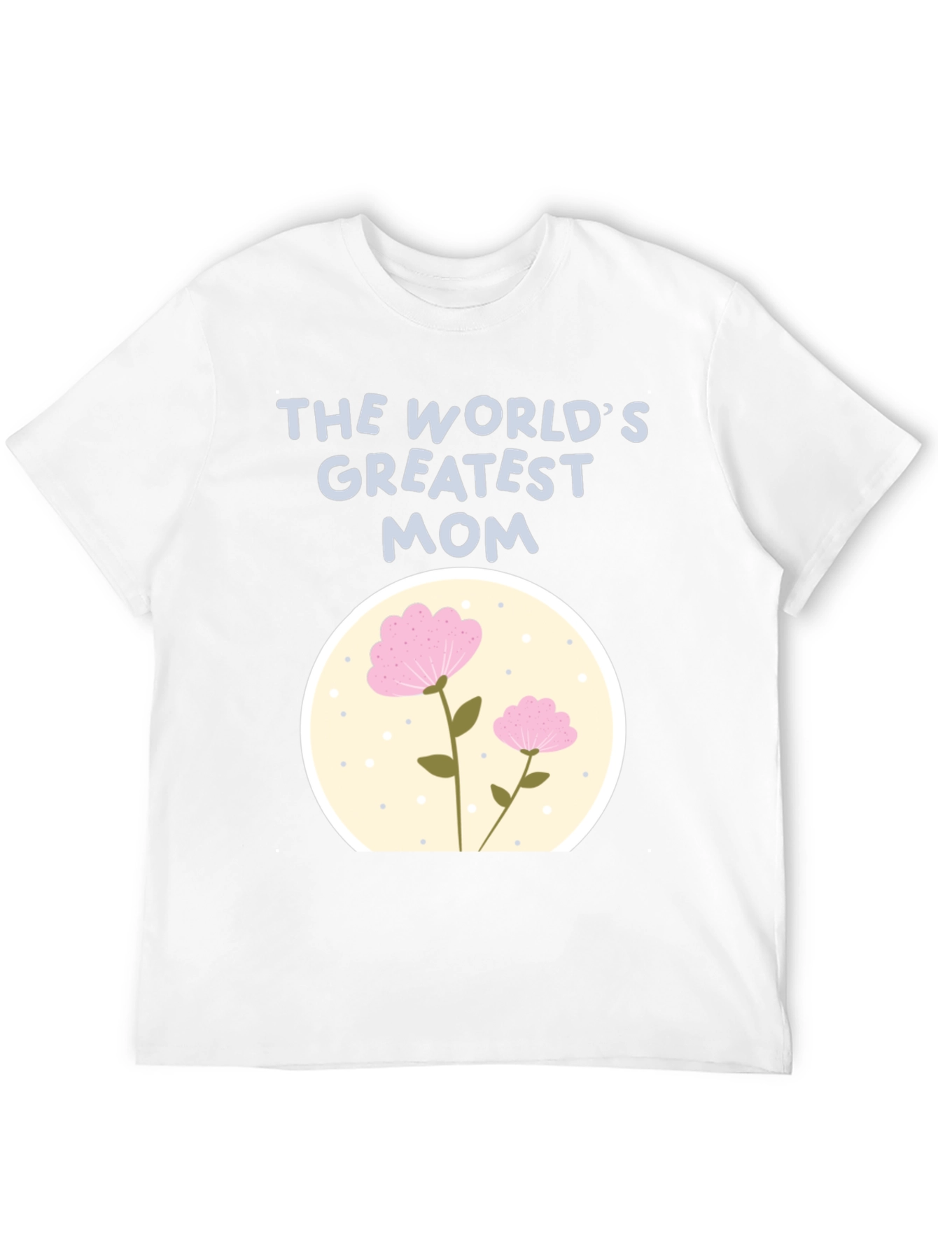 Worlds Greatest Mom Floral Graphic Tee