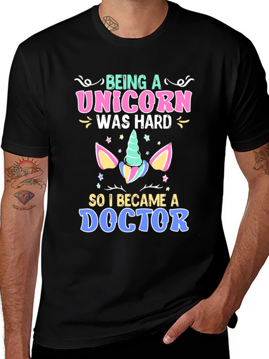 Unicorn Doctor T-Shirt - Funny Graphic Tee