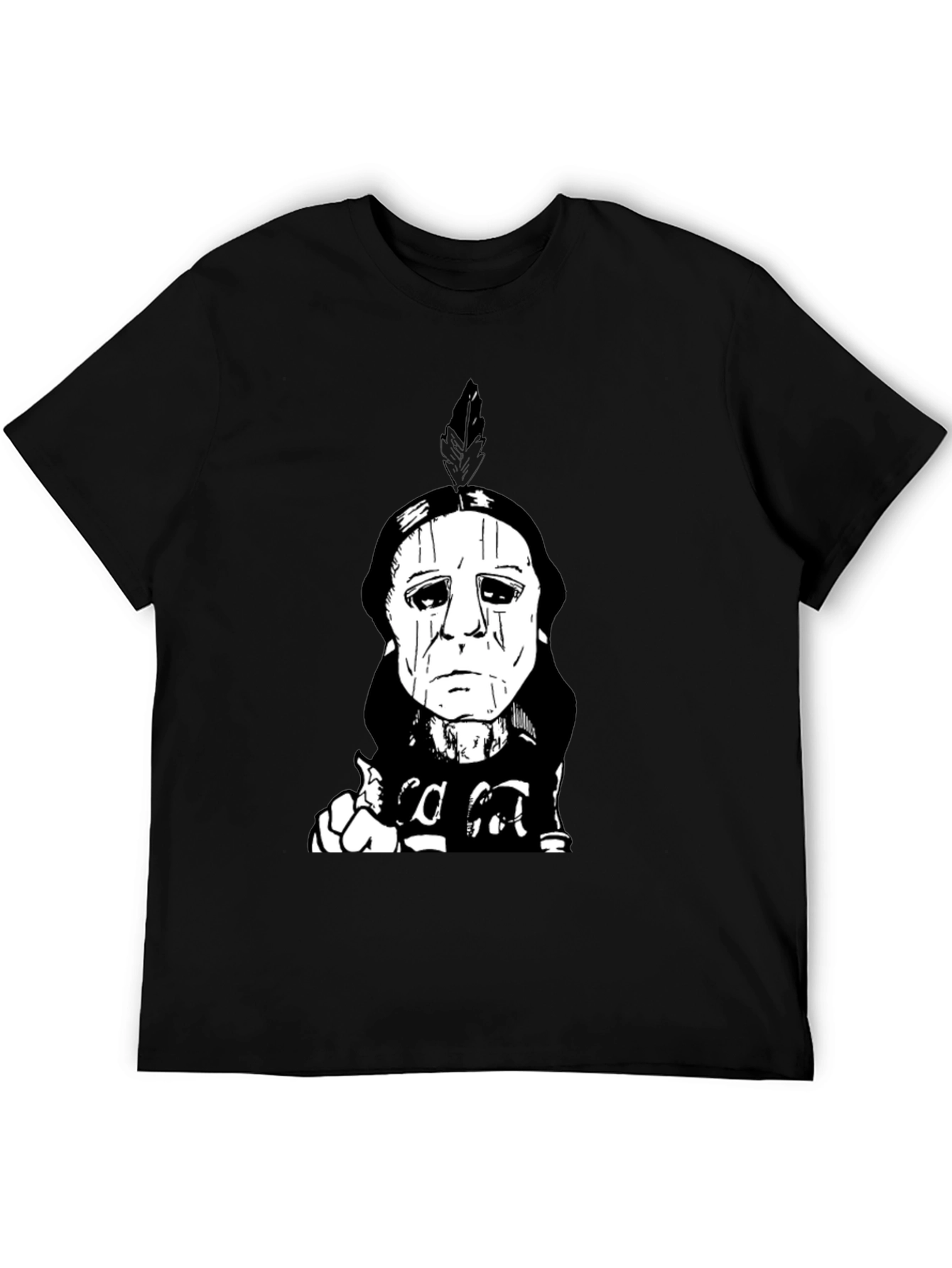Michael Myers T-Shirt - Native American Design Black Tee