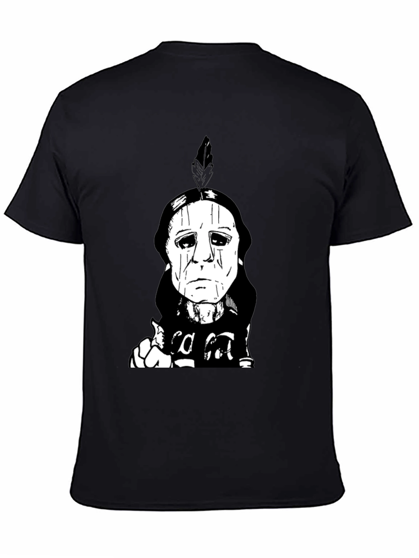 Michael Myers T-Shirt - Native American Design Black Tee
