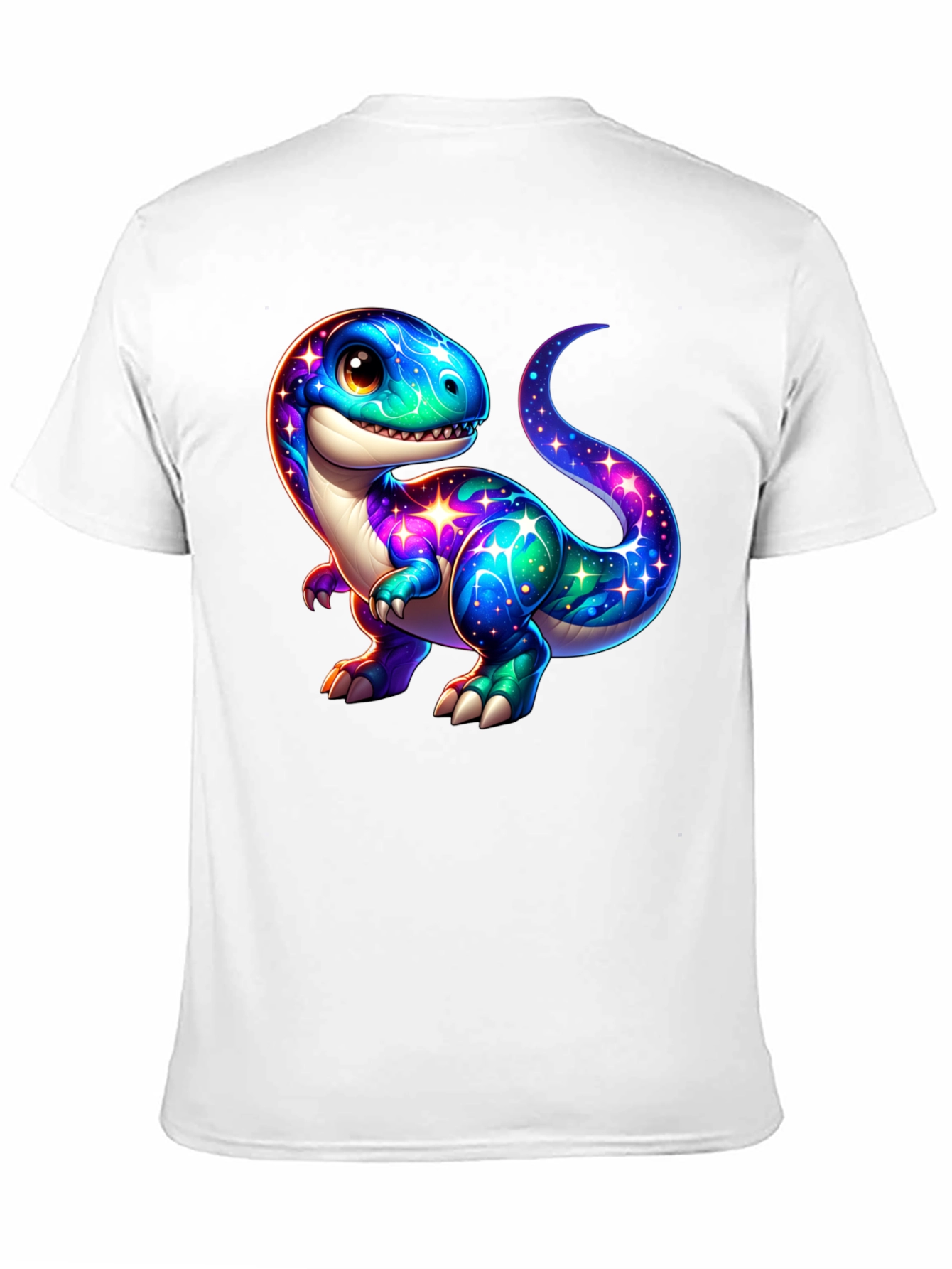 Galaxy Dino T-Shirt - Cute Dinosaur Tee