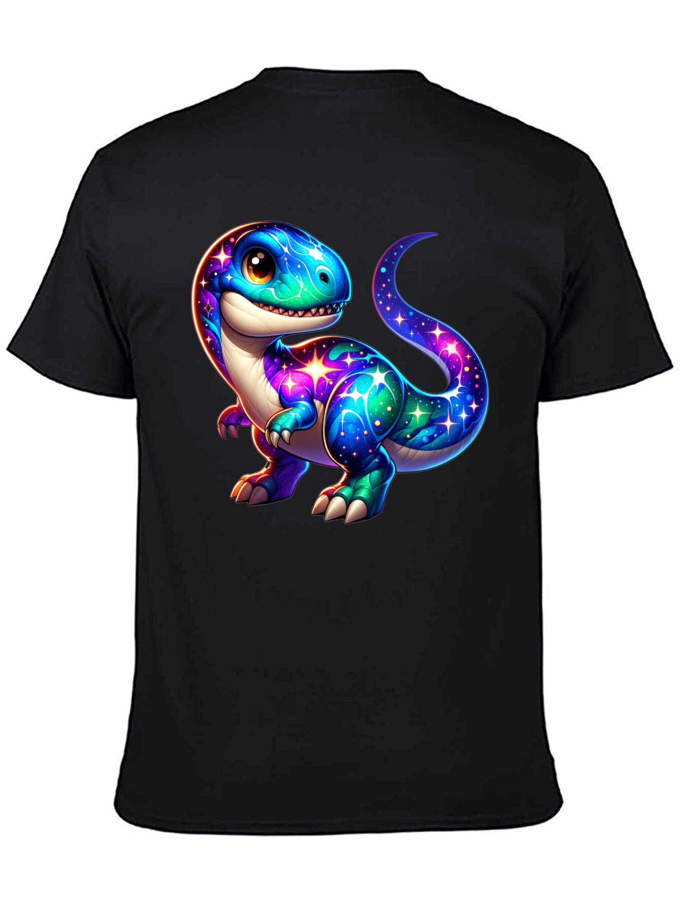 Galaxy Dino T-Shirt - Cute Dinosaur Tee