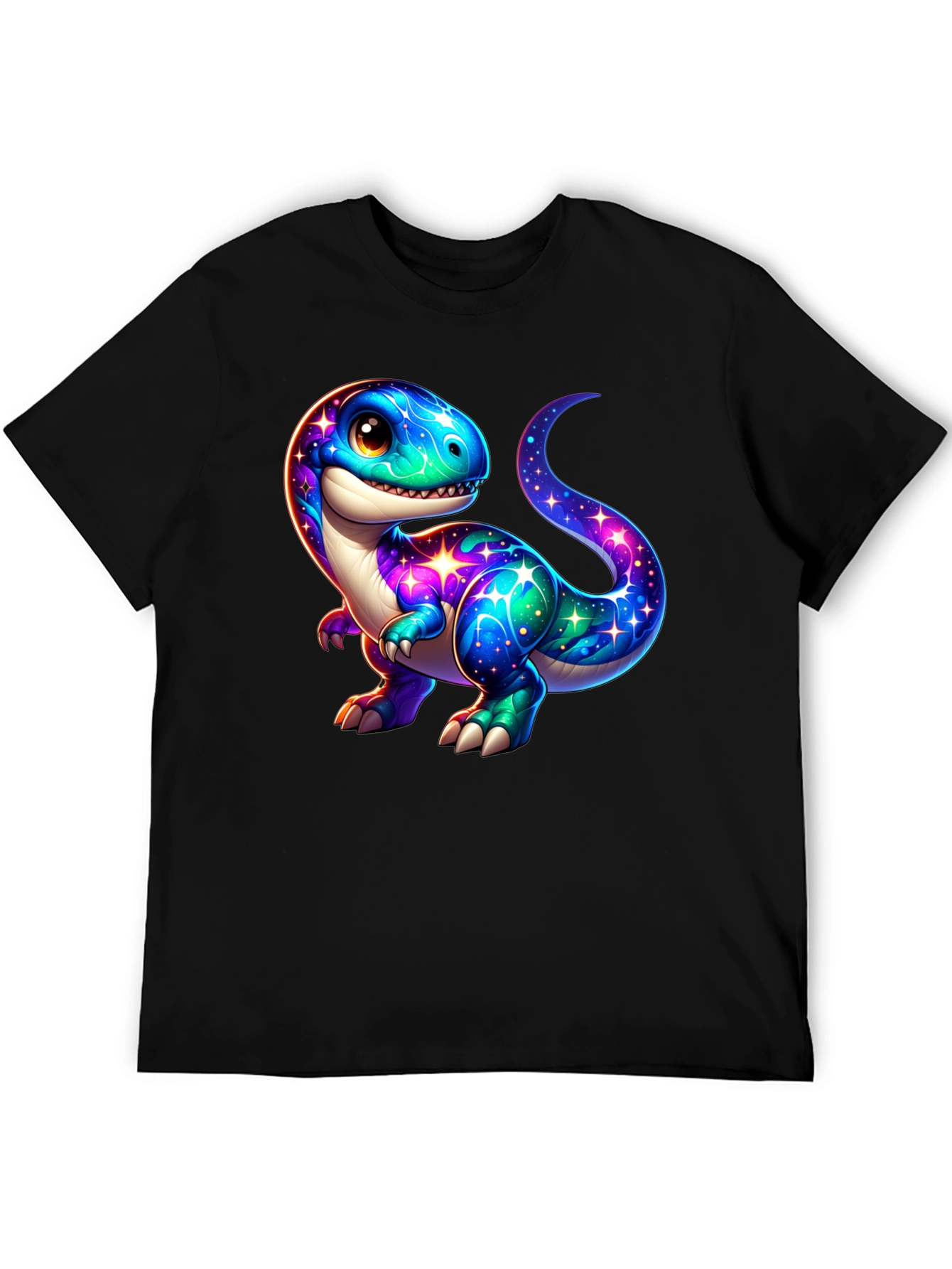 Galaxy Dino T-Shirt - Cute Dinosaur Tee