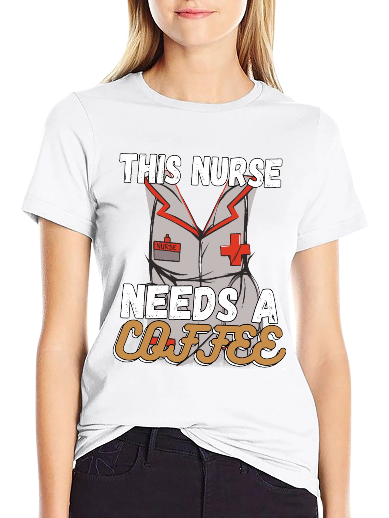 Nurse Needs Coffee T-Shirt - Funny Nursing Apparel