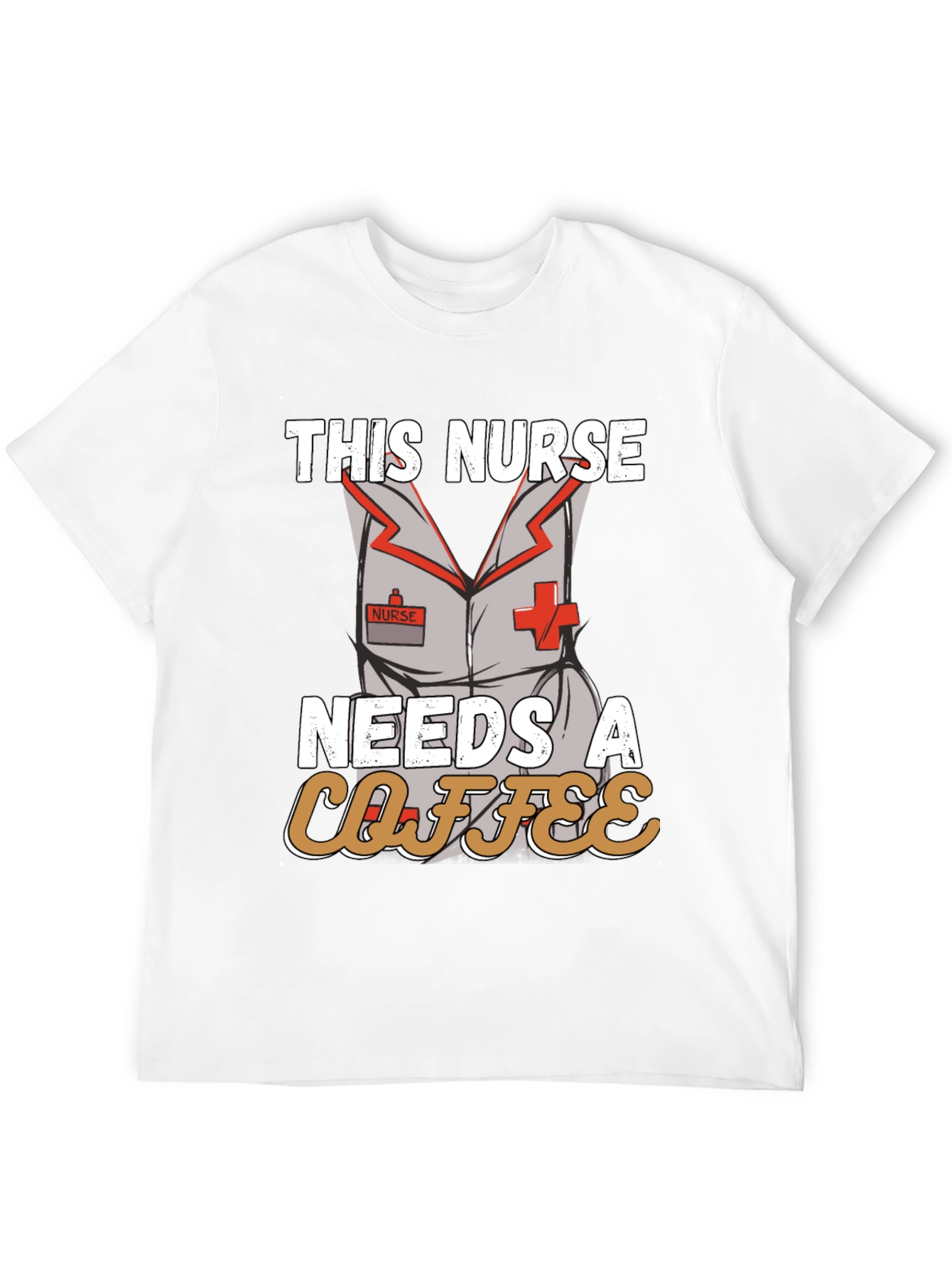Nurse Needs Coffee T-Shirt - Funny Nursing Apparel