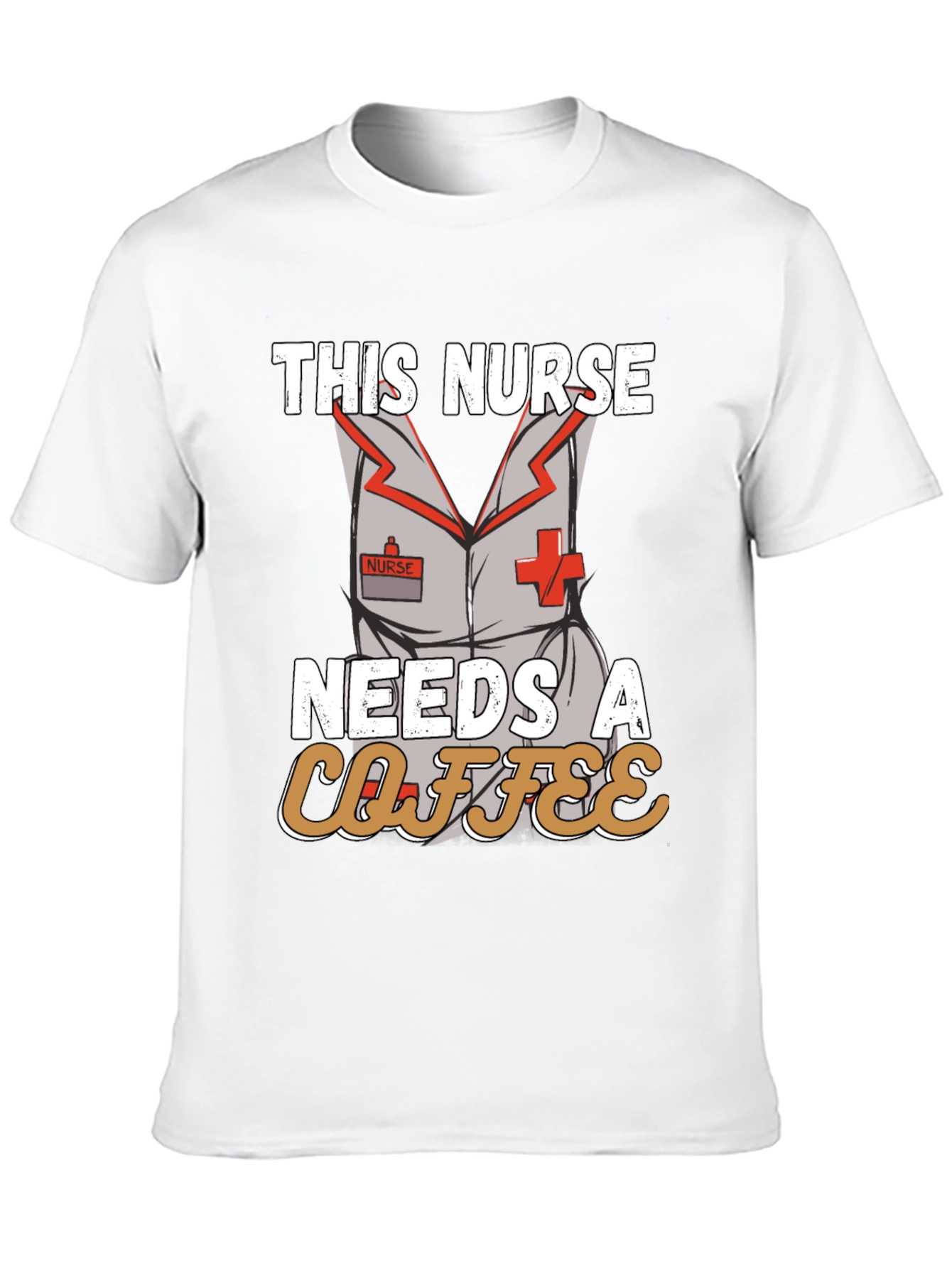 Nurse Needs Coffee T-Shirt - Funny Nursing Apparel