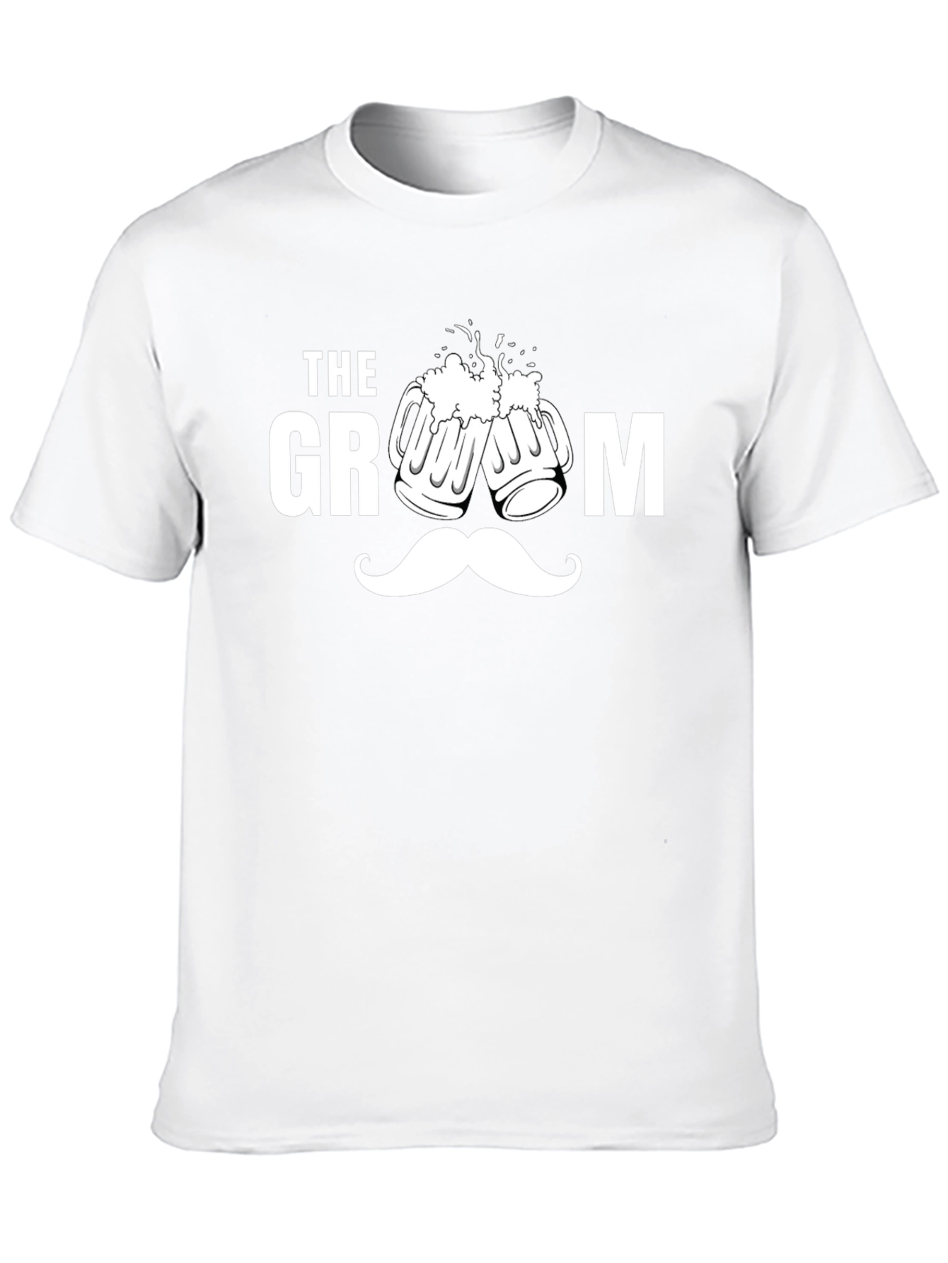 Groom Beer Toast Graphic Black T-Shirt