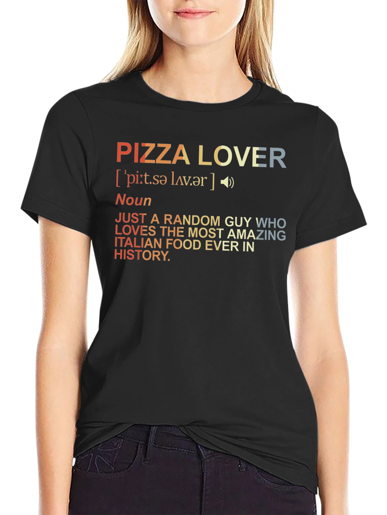 Pizza Lover Definition Graphic Tee - Unisex