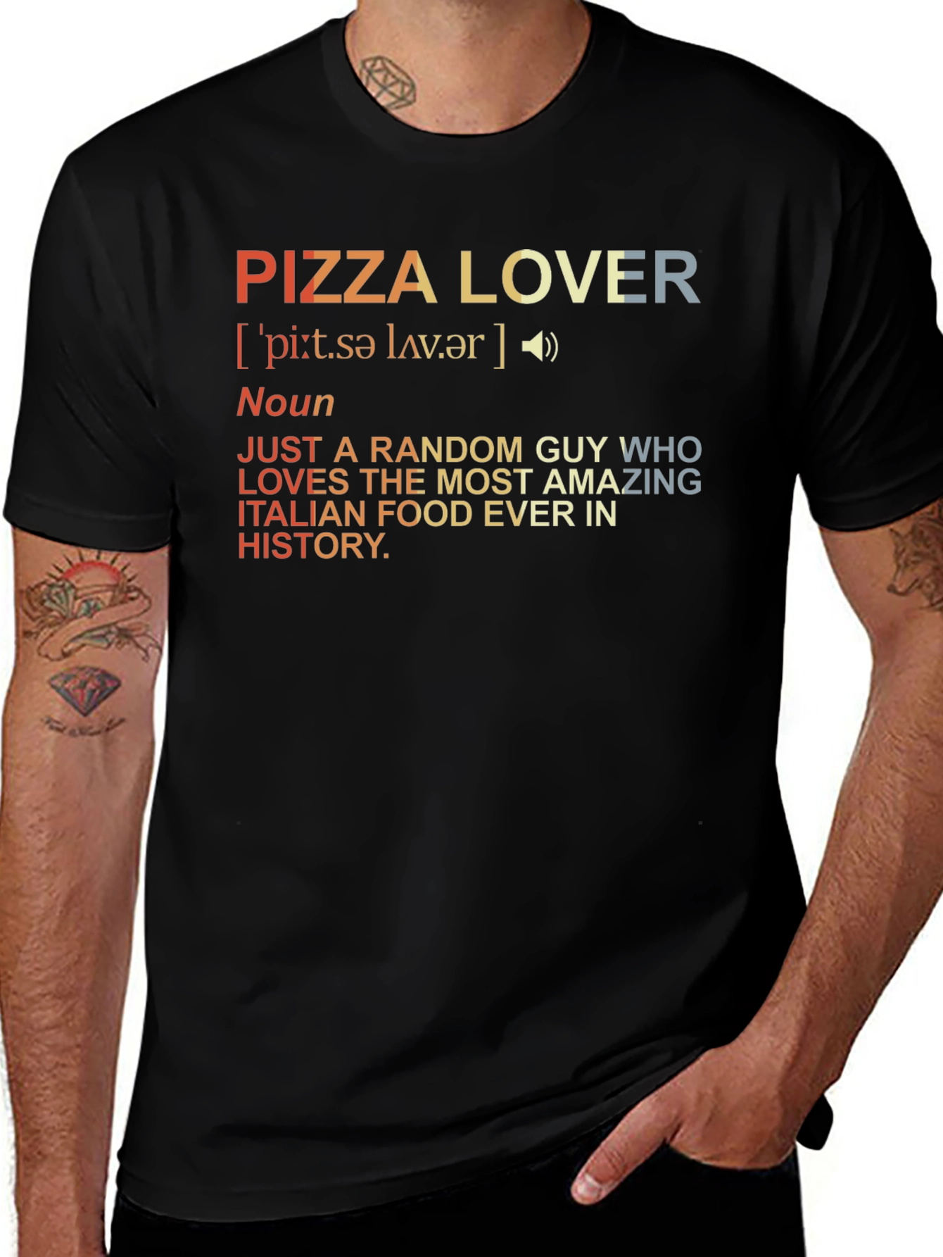 Pizza Lover Definition Graphic Tee - Unisex