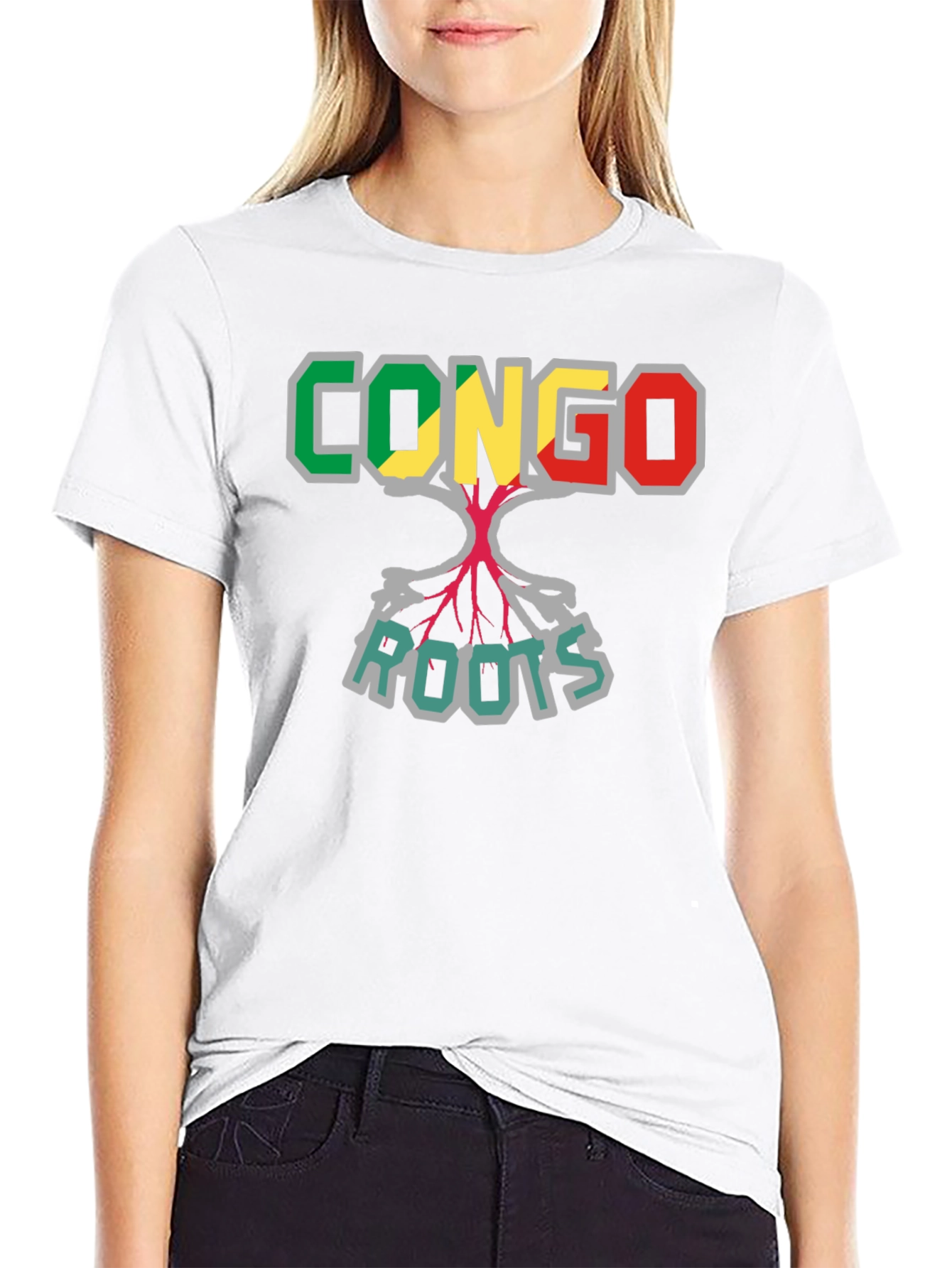Congo Roots Graphic Print T-Shirt