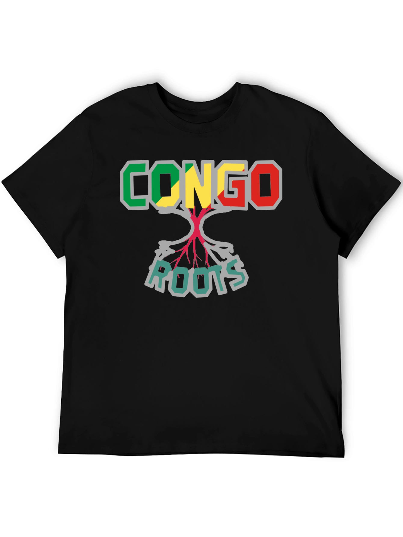 Congo Roots Graphic Print T-Shirt