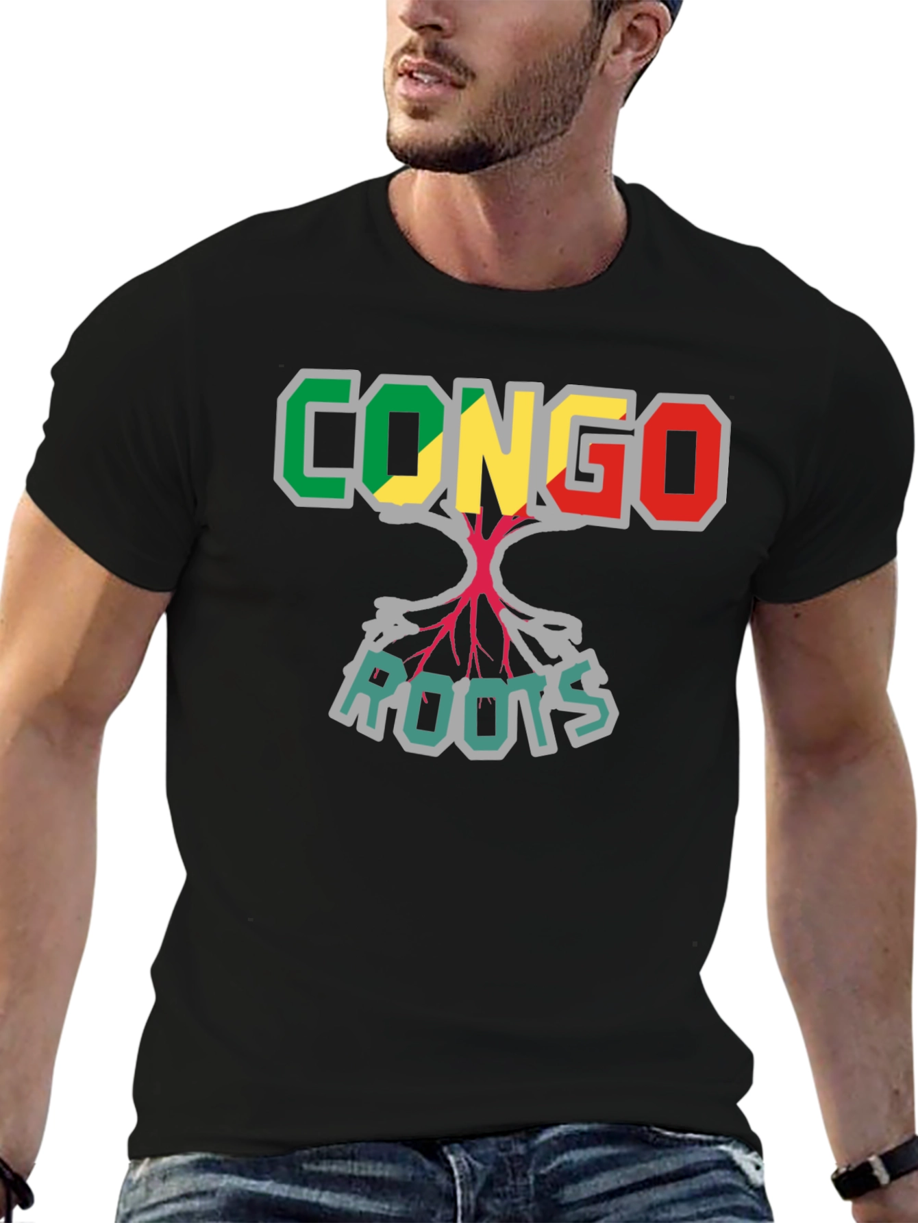 Congo Roots Graphic Print T-Shirt