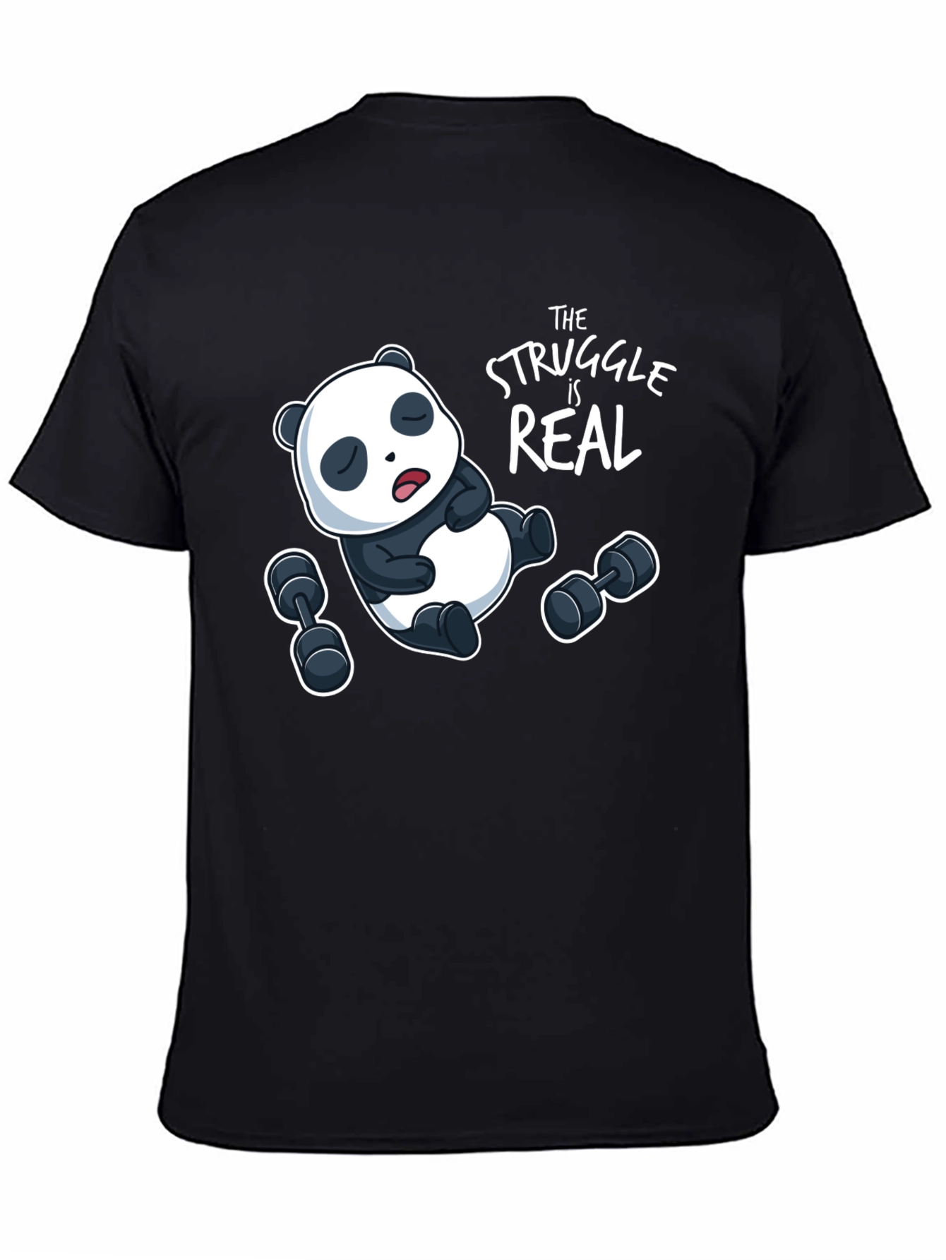 Funny Panda Workout T-Shirt