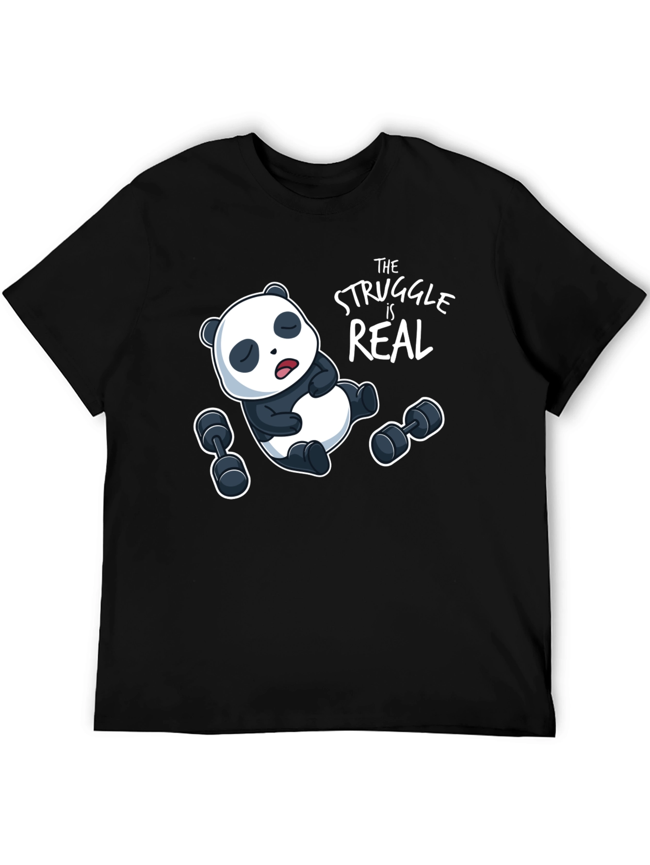 Funny Panda Workout T-Shirt