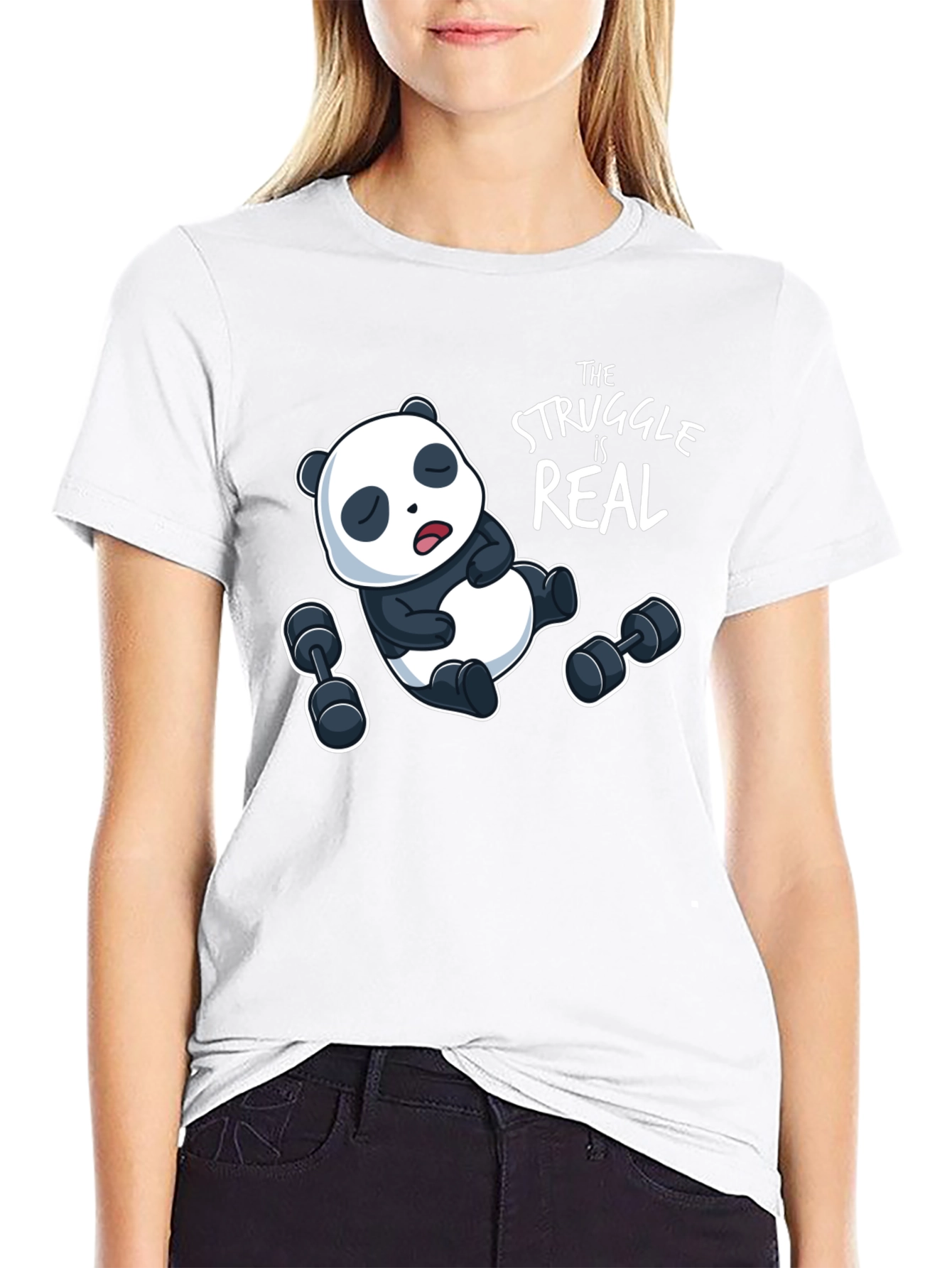 Funny Panda Workout T-Shirt
