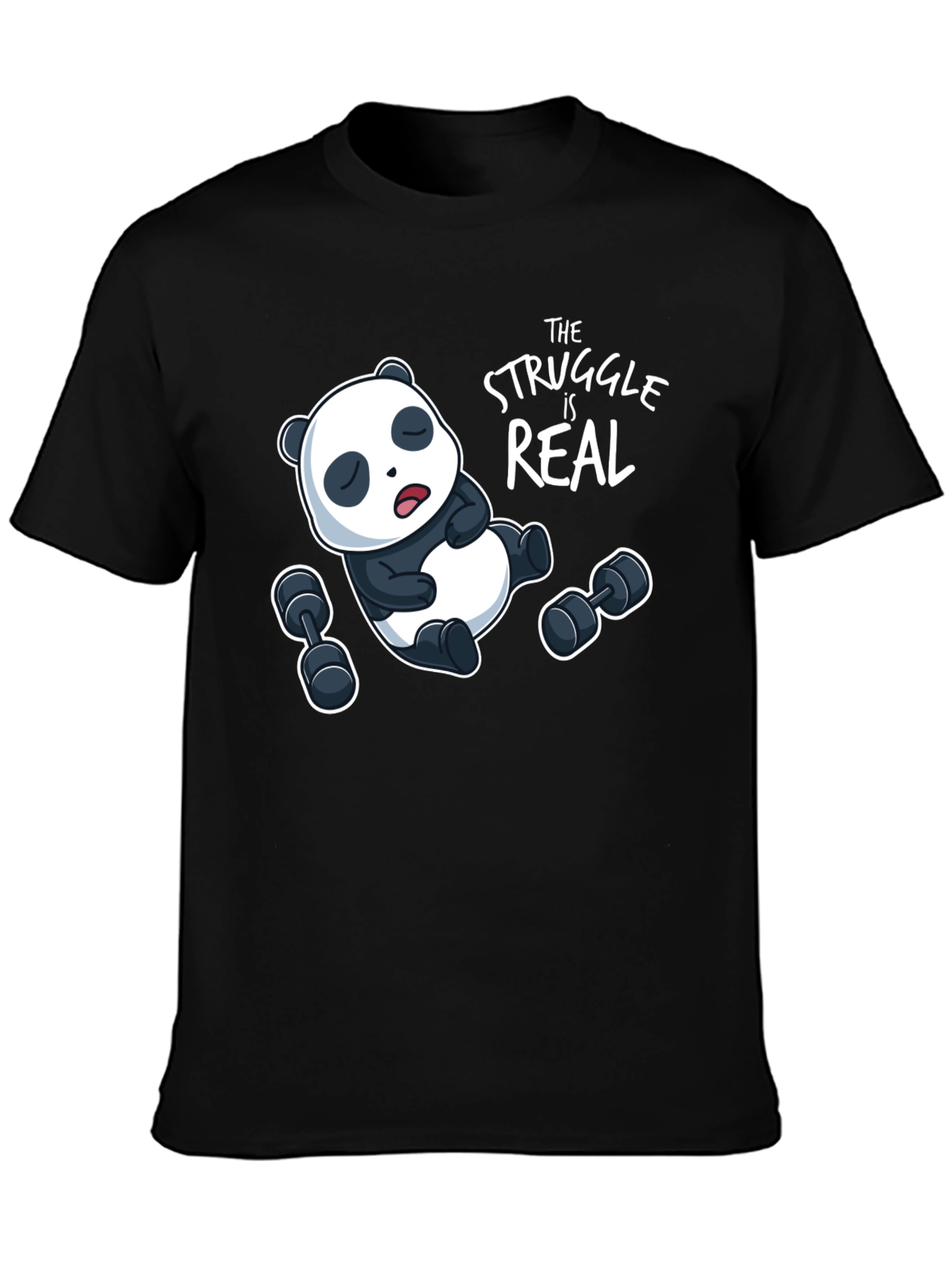 Funny Panda Workout T-Shirt