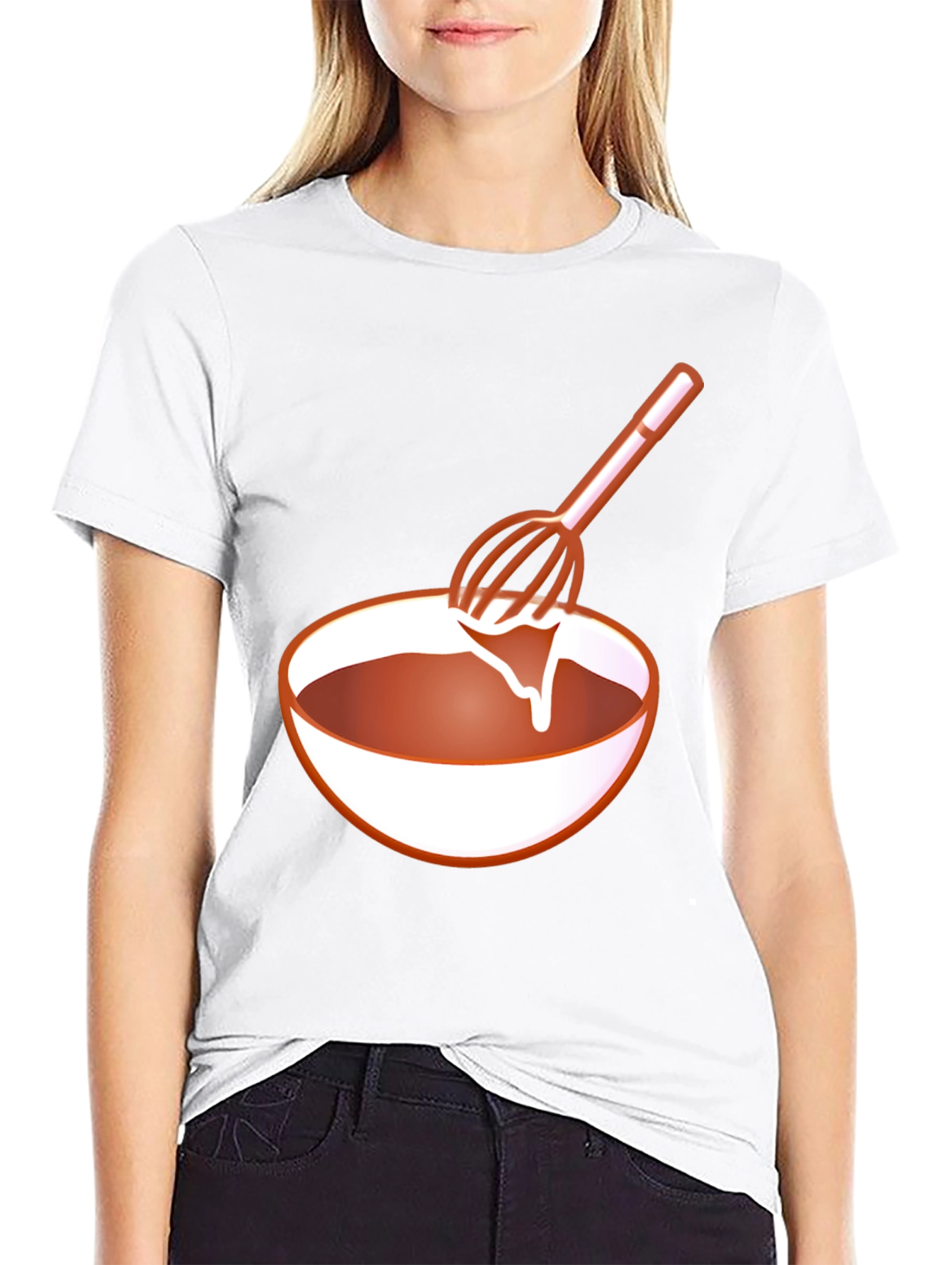 Chefs Whisk Bowl Black T-Shirt