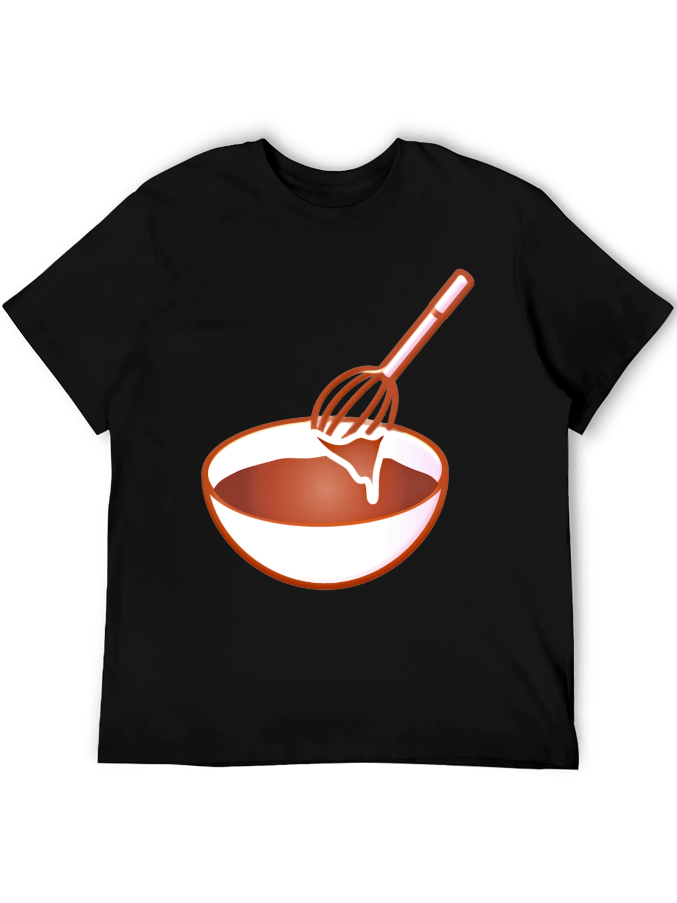 Chefs Whisk Bowl Black T-Shirt