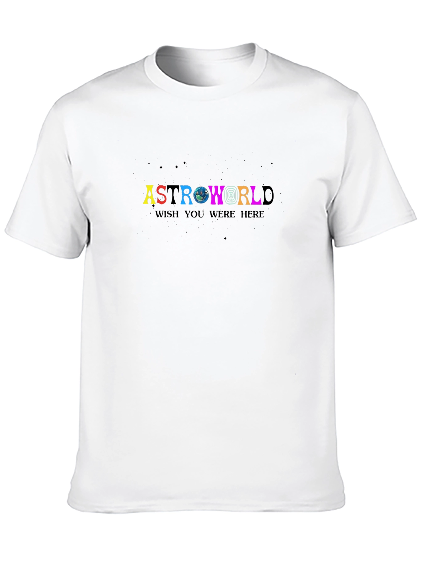 Astroworld Wish You Were Here Black Tee