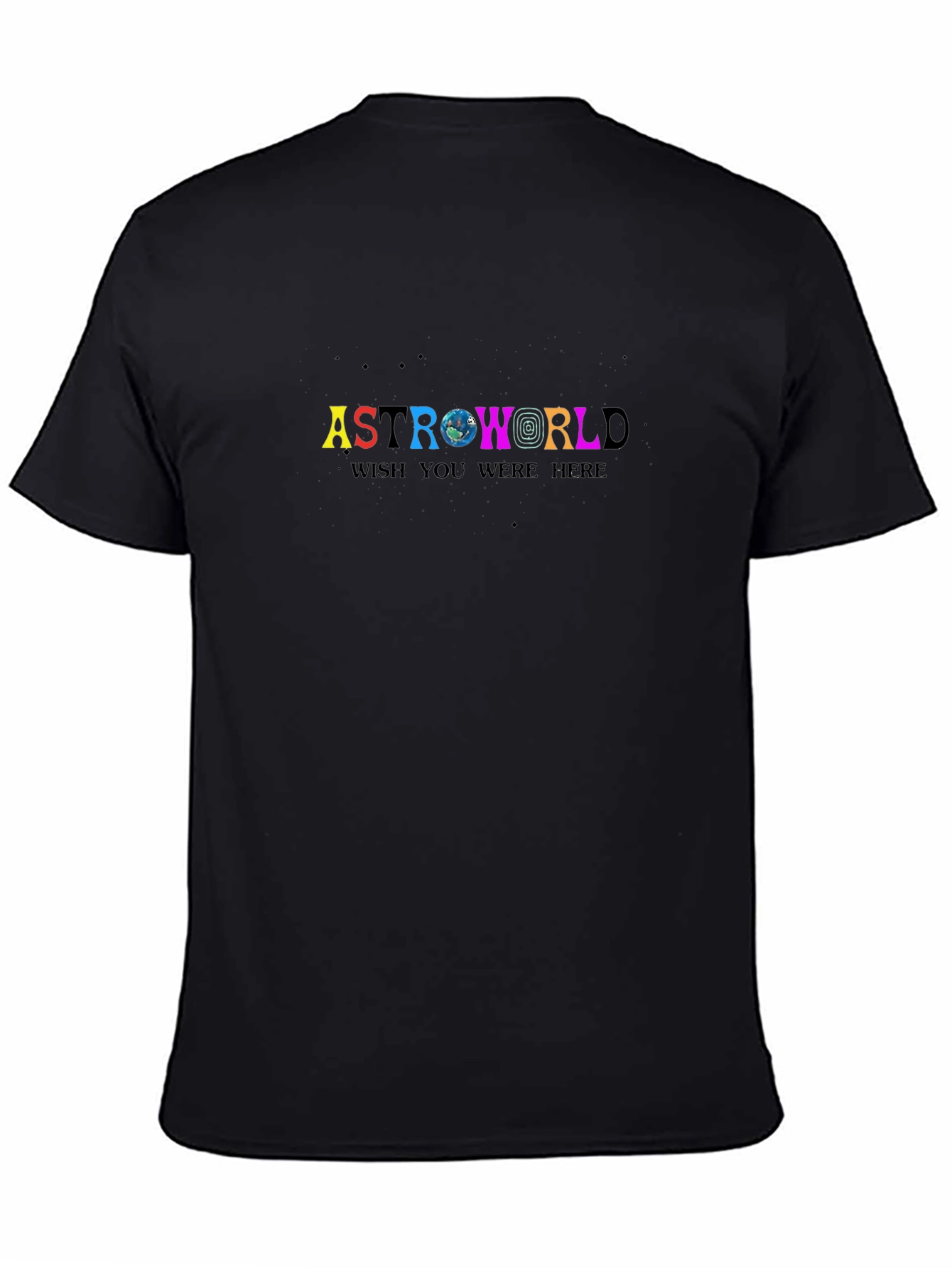 Astroworld Wish You Were Here Black Tee