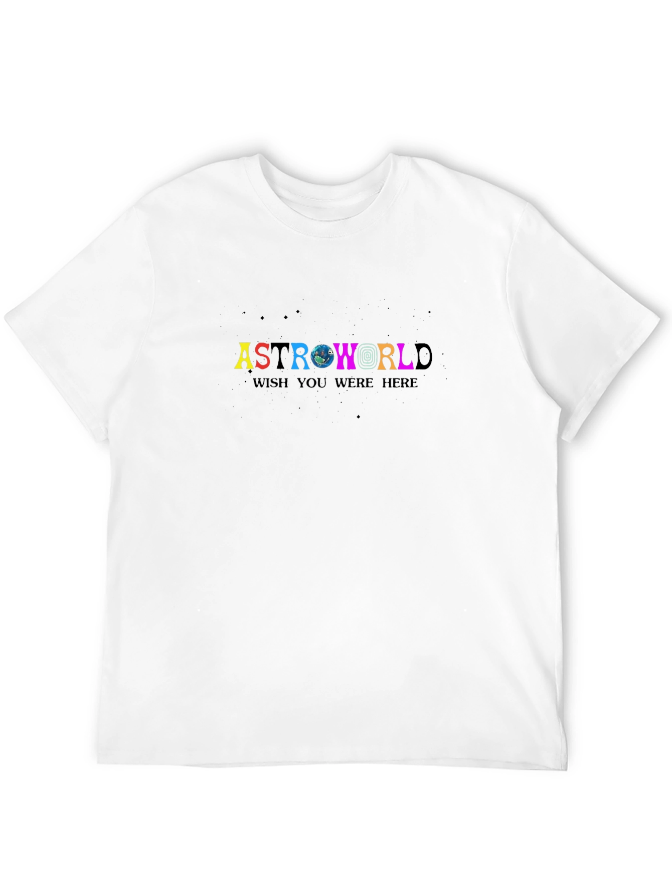 Astroworld Wish You Were Here Black Tee