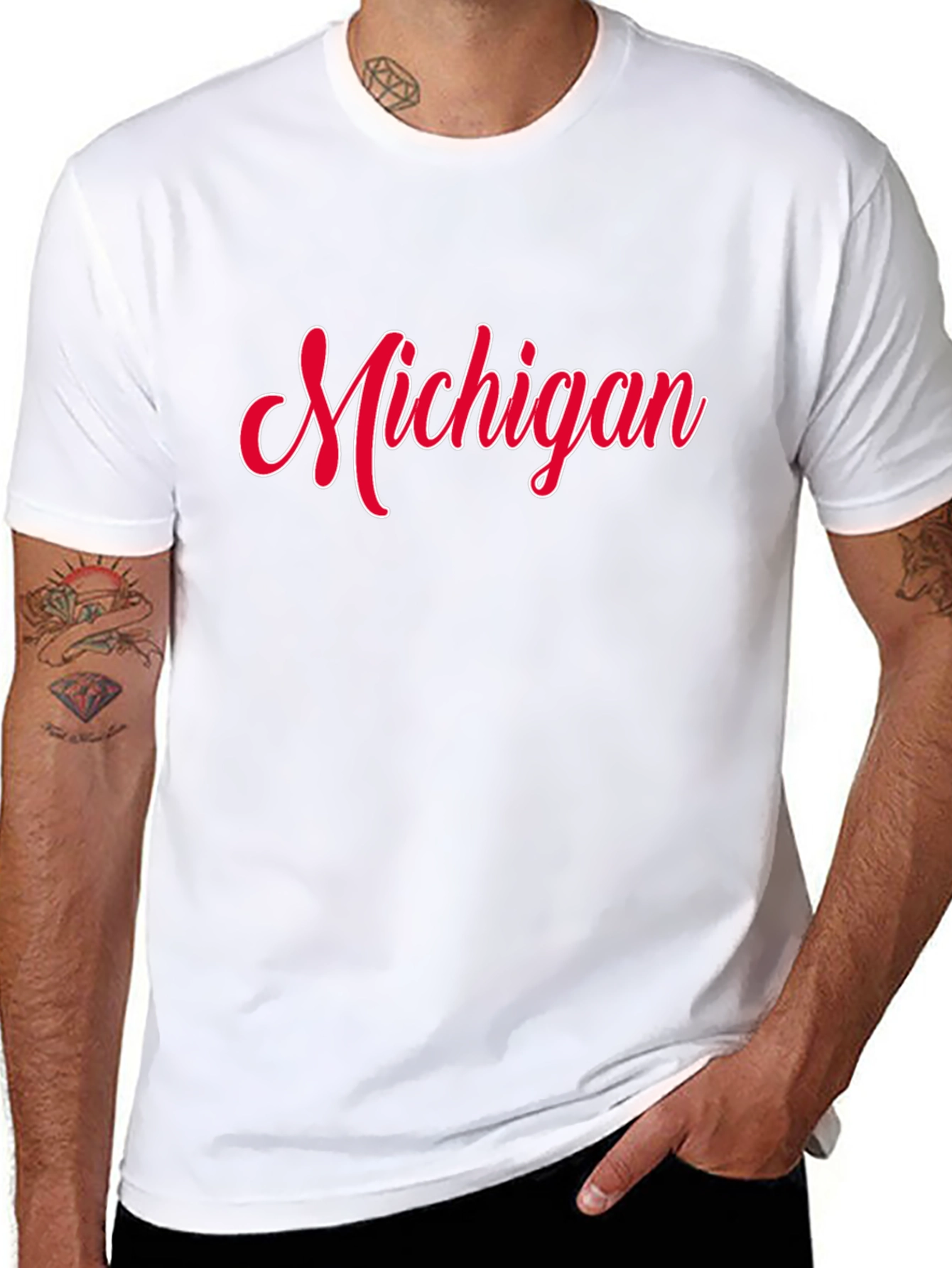 Michigan Graphic T-Shirt - Black