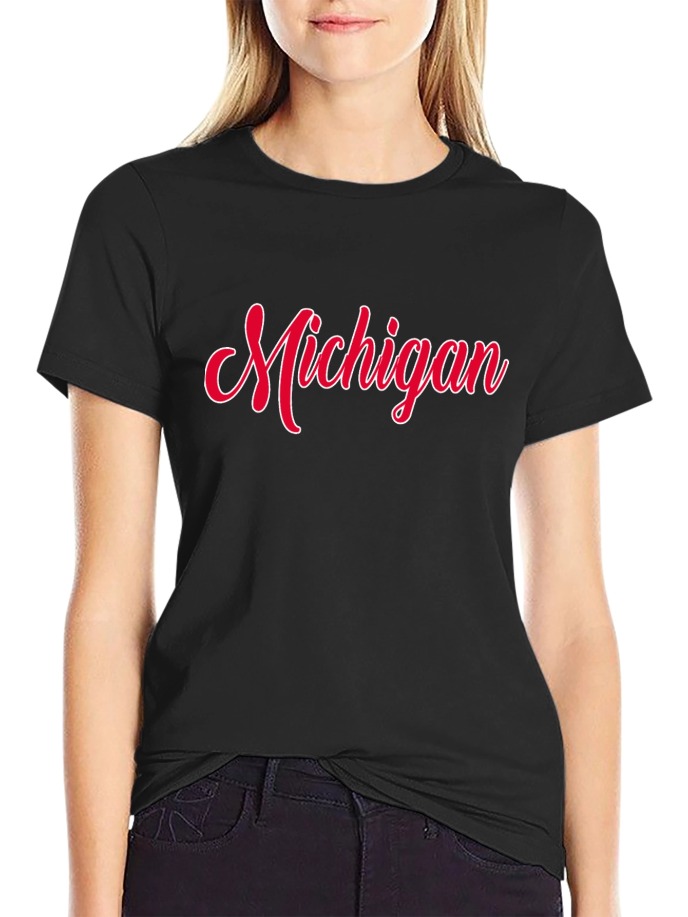 Michigan Graphic T-Shirt - Black