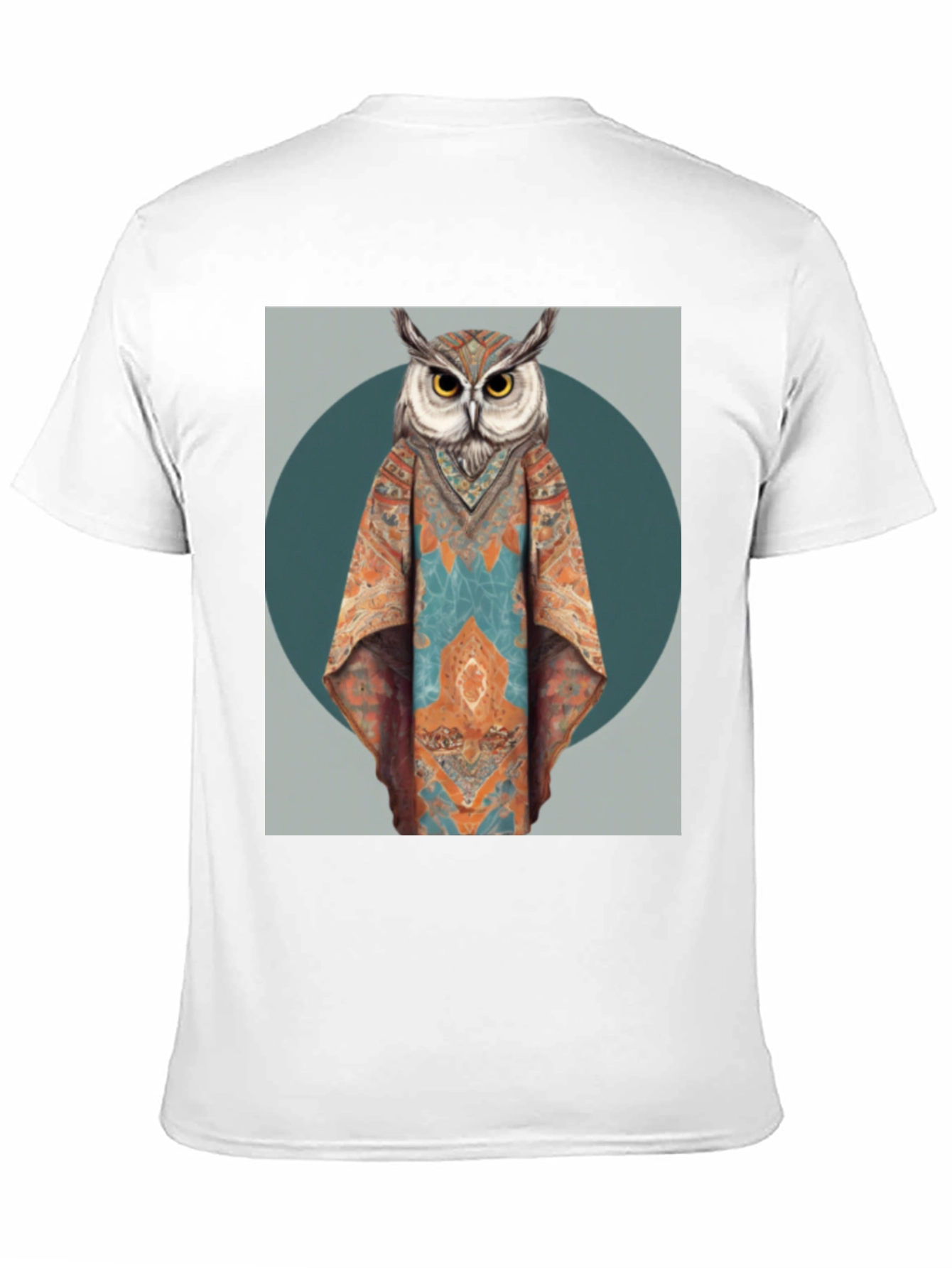 Boho Owl Graphic Tee - Unique Animal Print T-Shirt