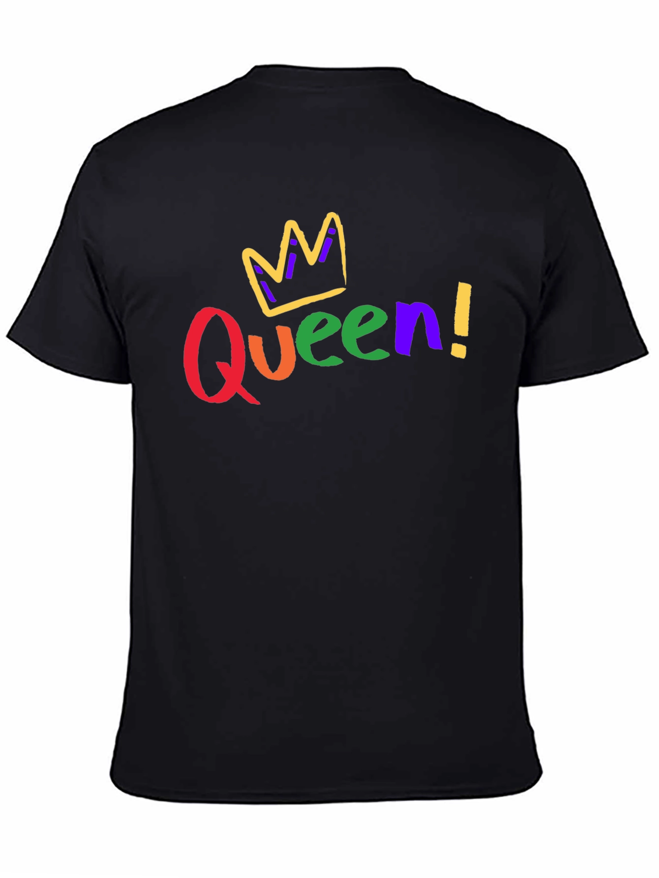 Queen! Colorful Graphic T-Shirt