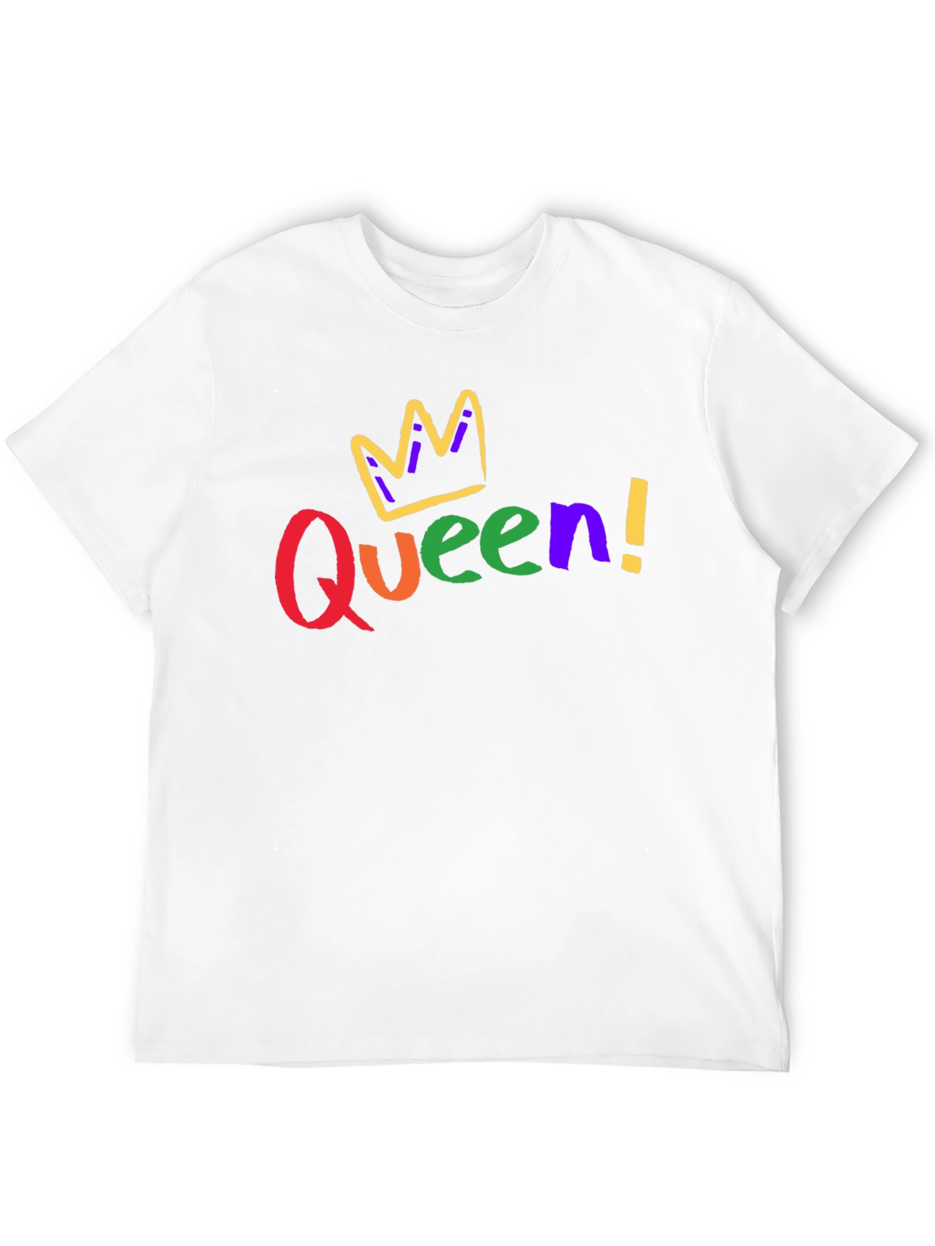 Queen! Colorful Graphic T-Shirt