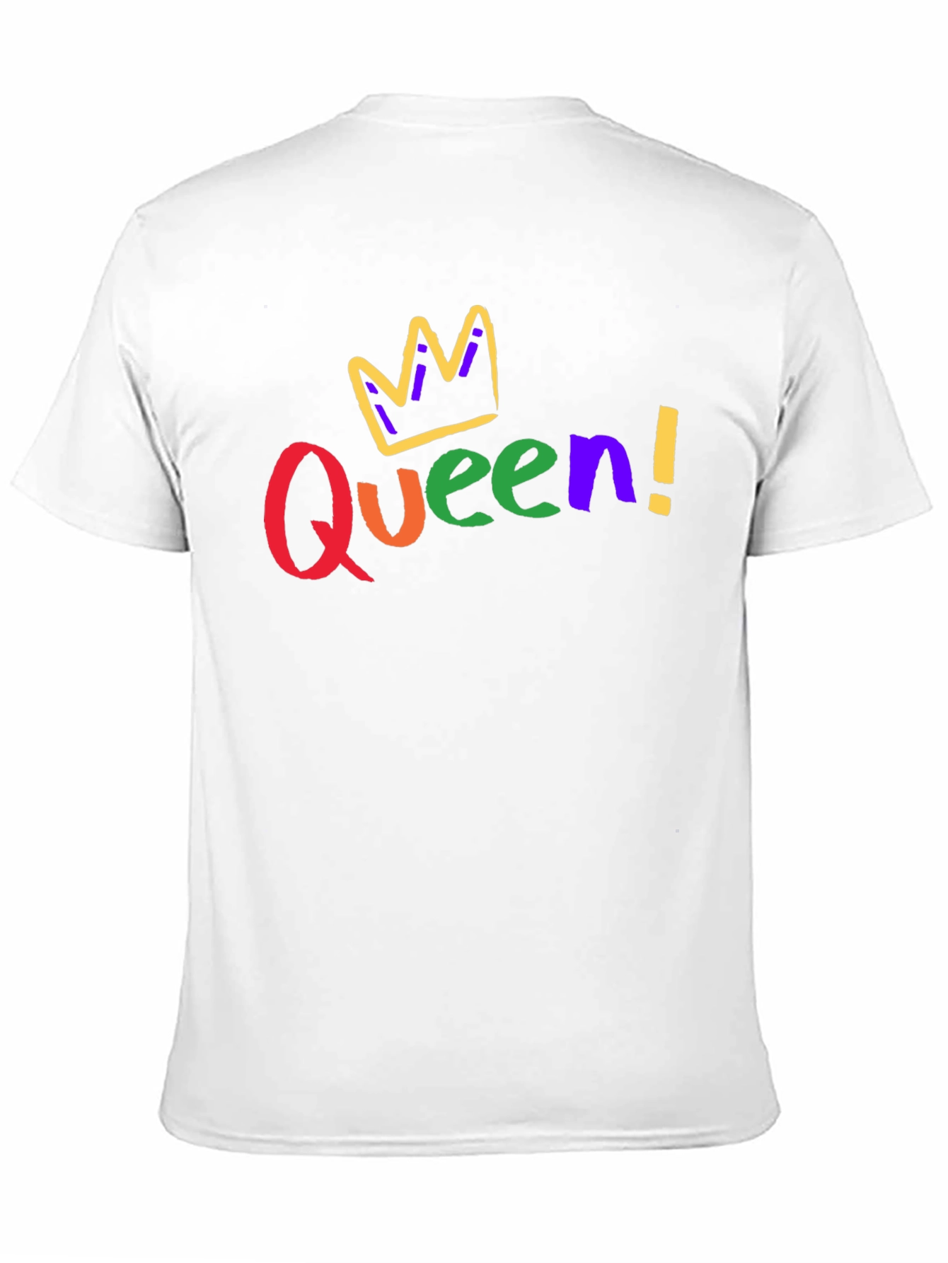 Queen! Colorful Graphic T-Shirt