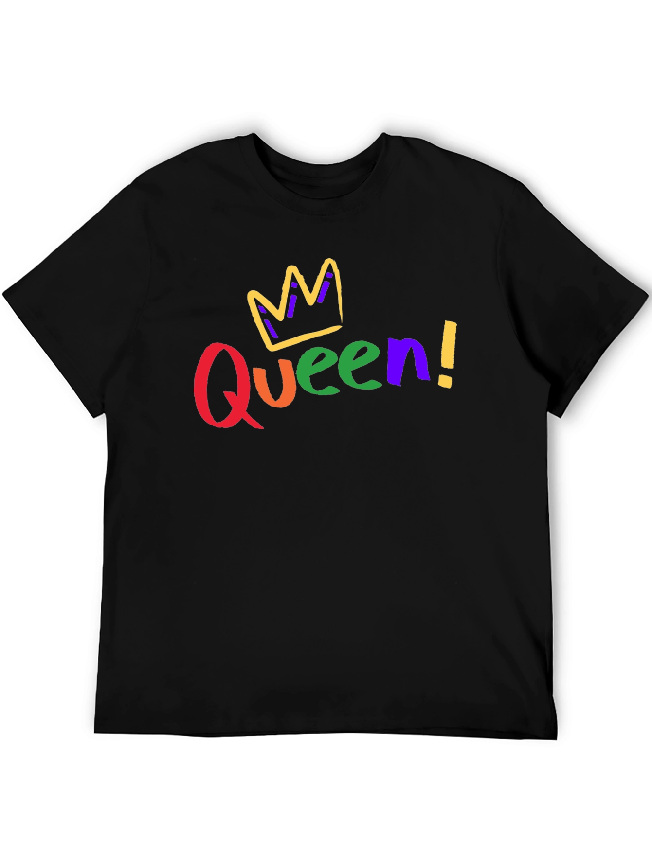 Queen! Colorful Graphic T-Shirt