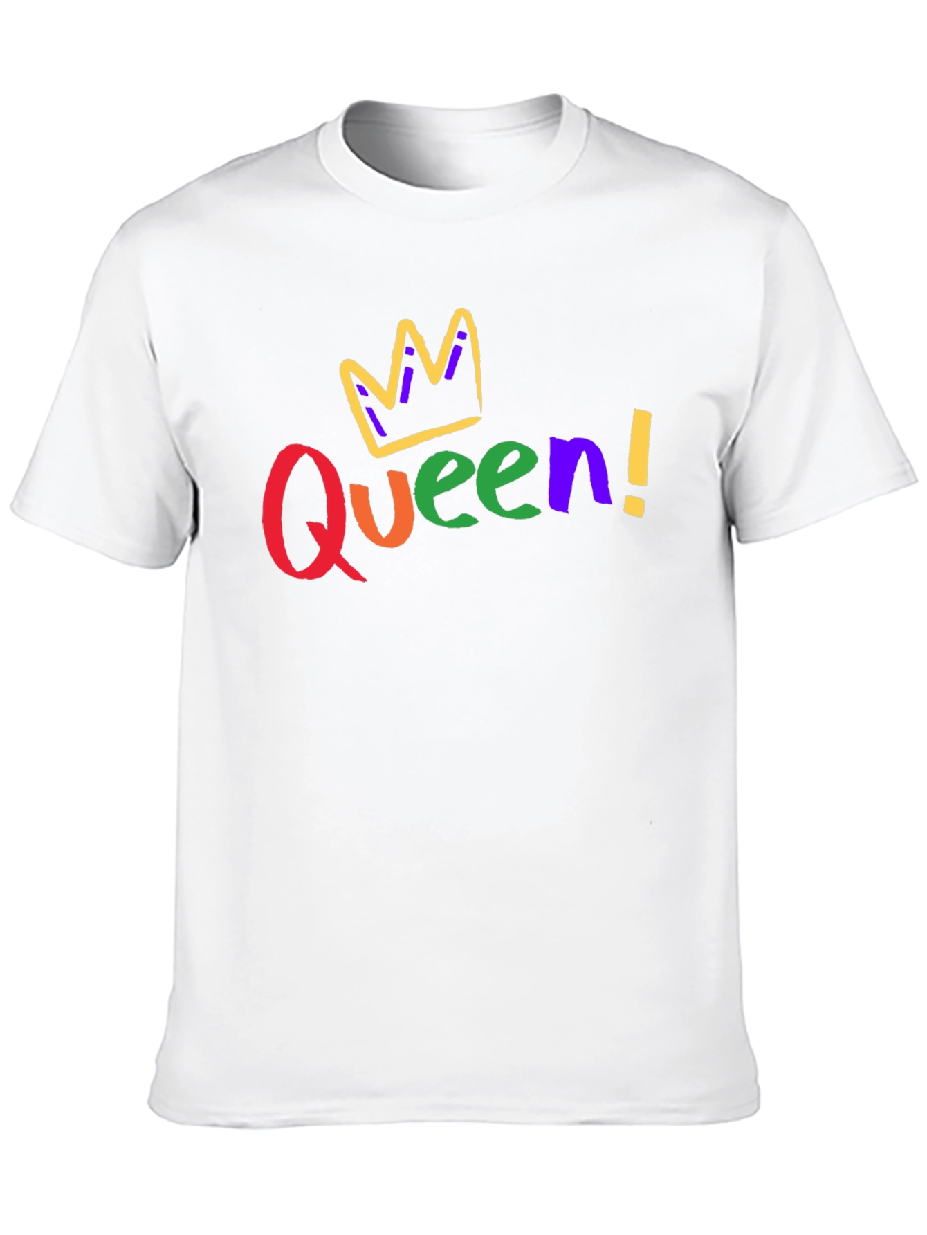 Queen! Colorful Graphic T-Shirt
