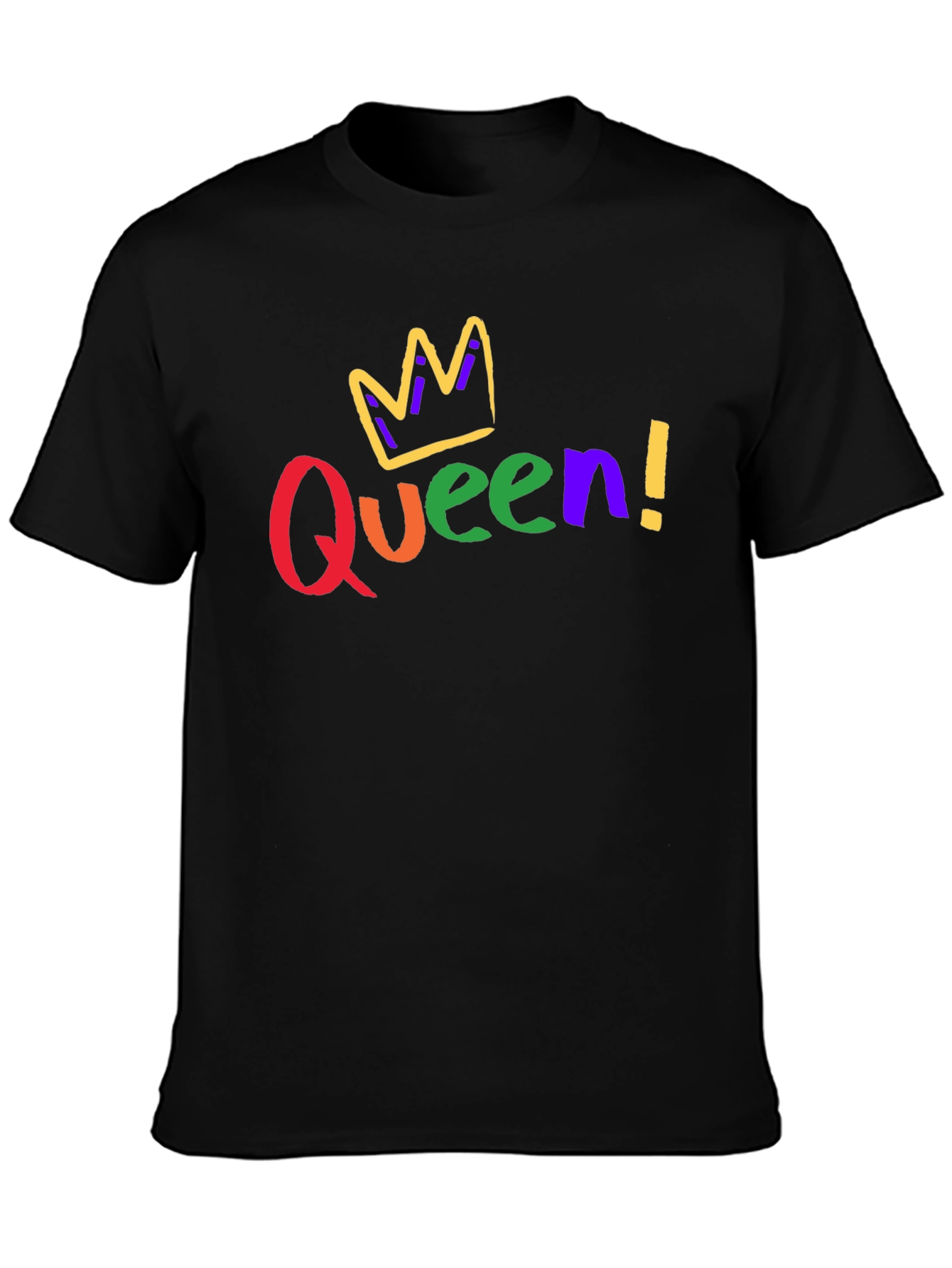 Queen! Colorful Graphic T-Shirt